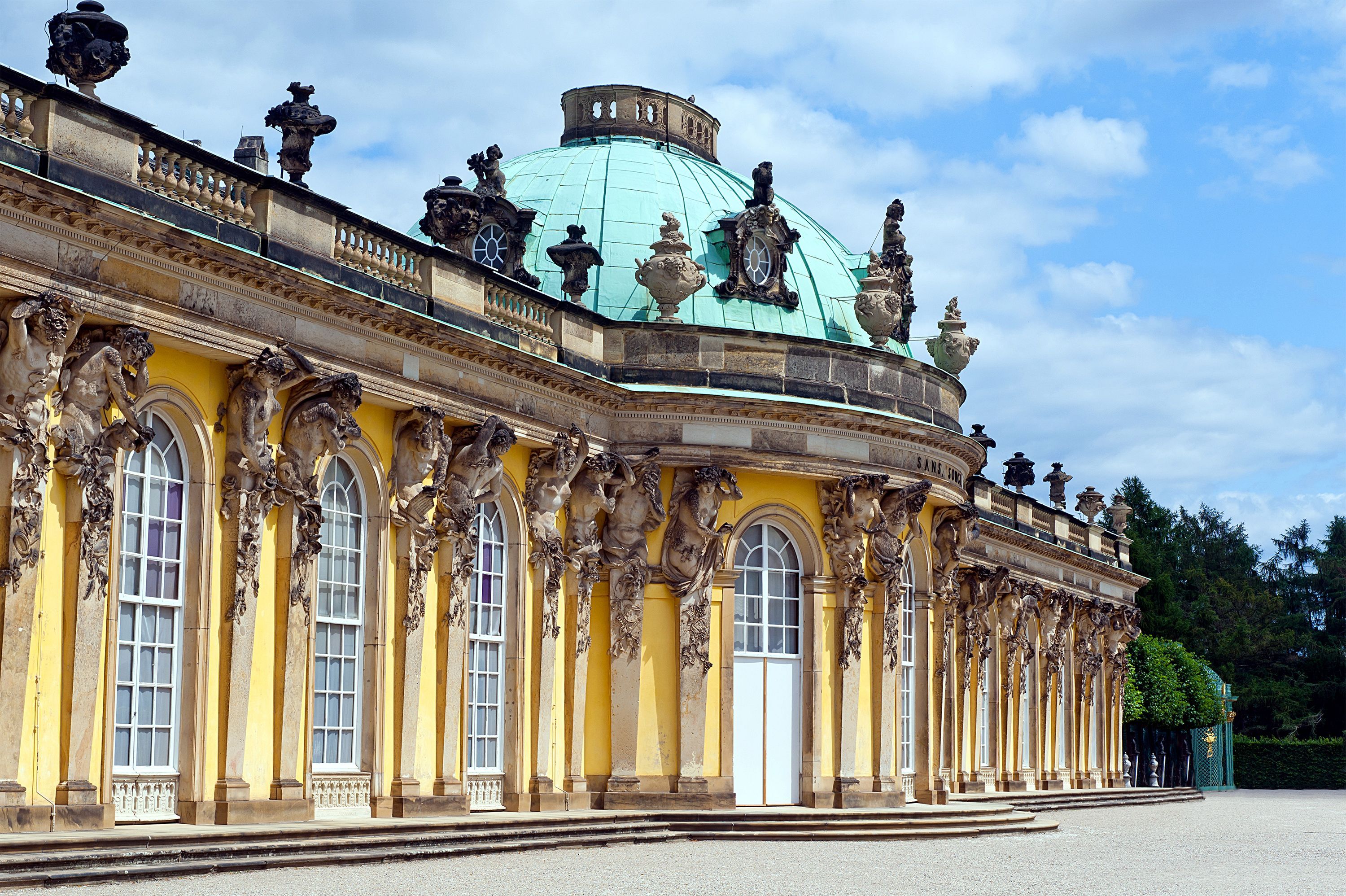 3000x1997 Sanssouci Palace in Potsdam Germany Wallpaper​-Quality Free Image and Transparent PNG Clipart