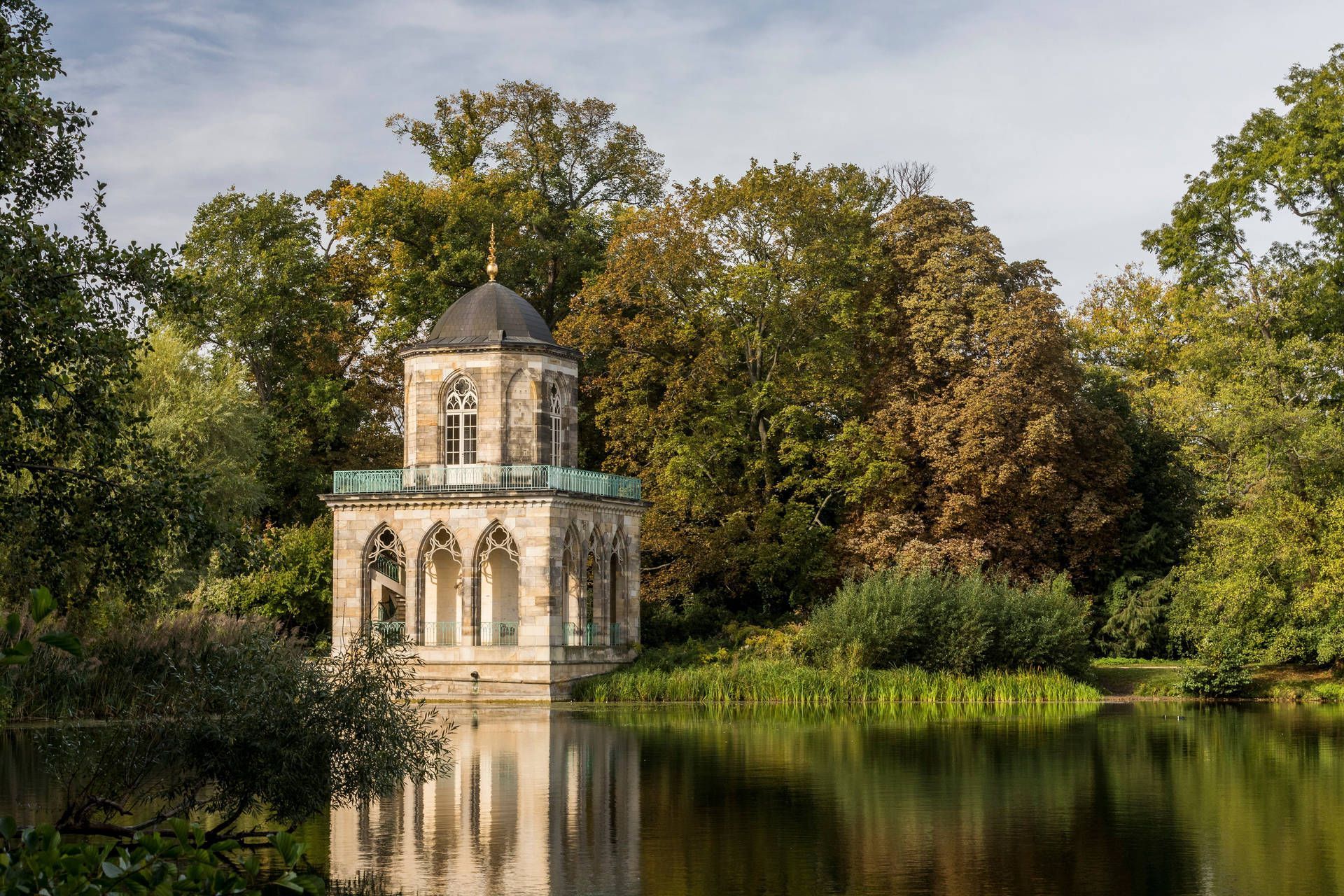1920x1280 Download Gothic Library In Potsdam Germany Wallpaper