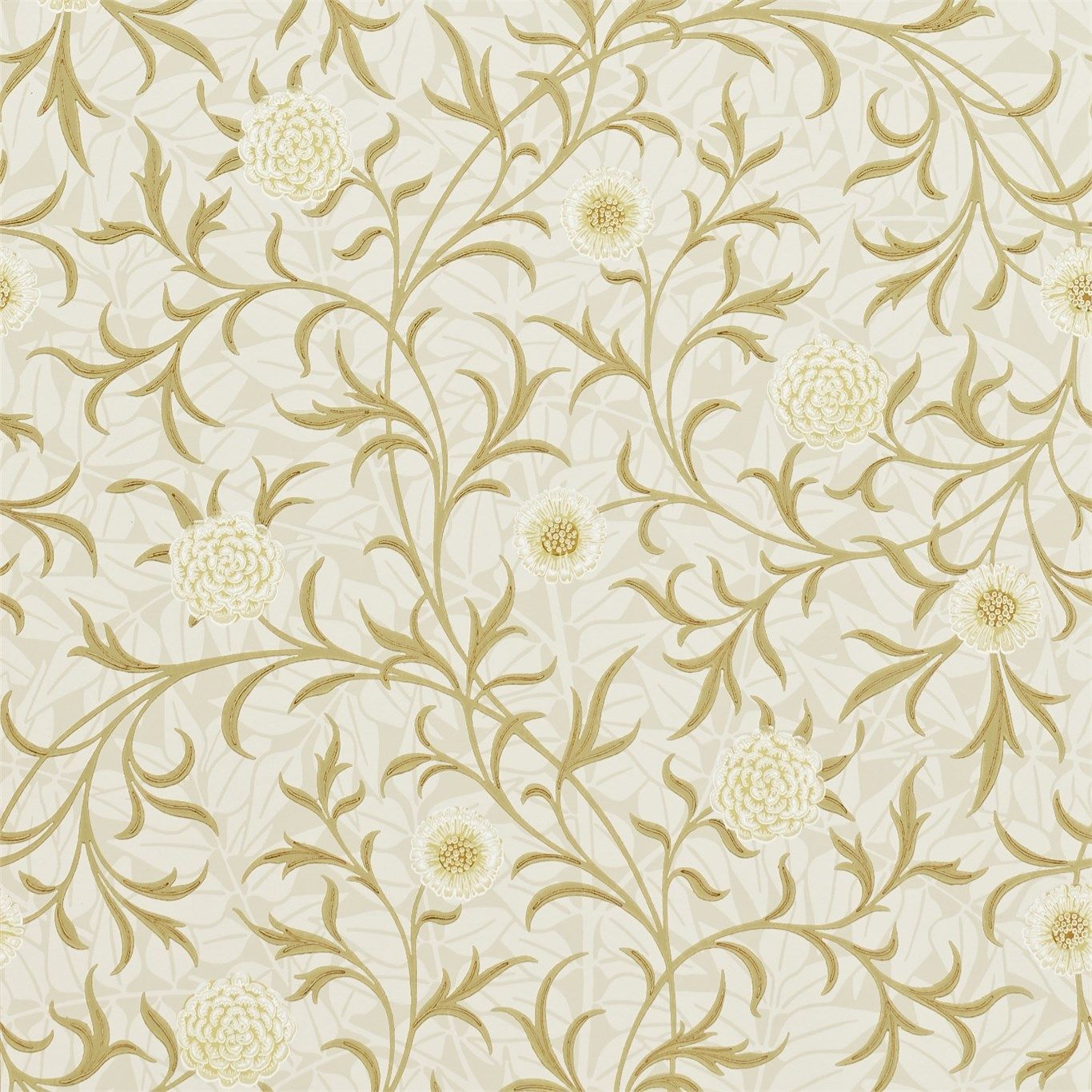 1366x1366 Traditional Wallpaper. Edwardian Wallpaper. Floral Wallpaper 50s Wallpaper