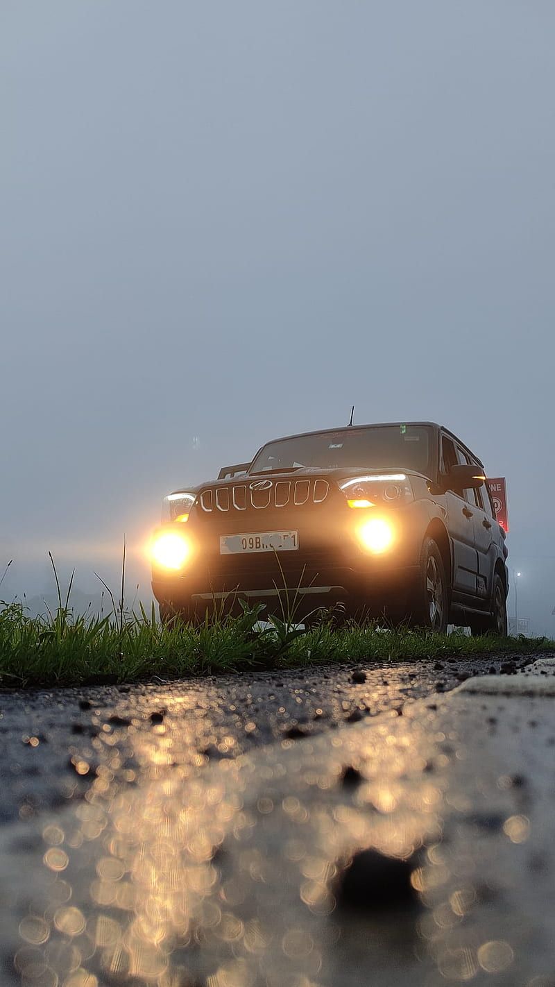 800x1422 Scorpio s11 bs automotive lighting, sky, mahindra, supercars, HD phone wallpaper