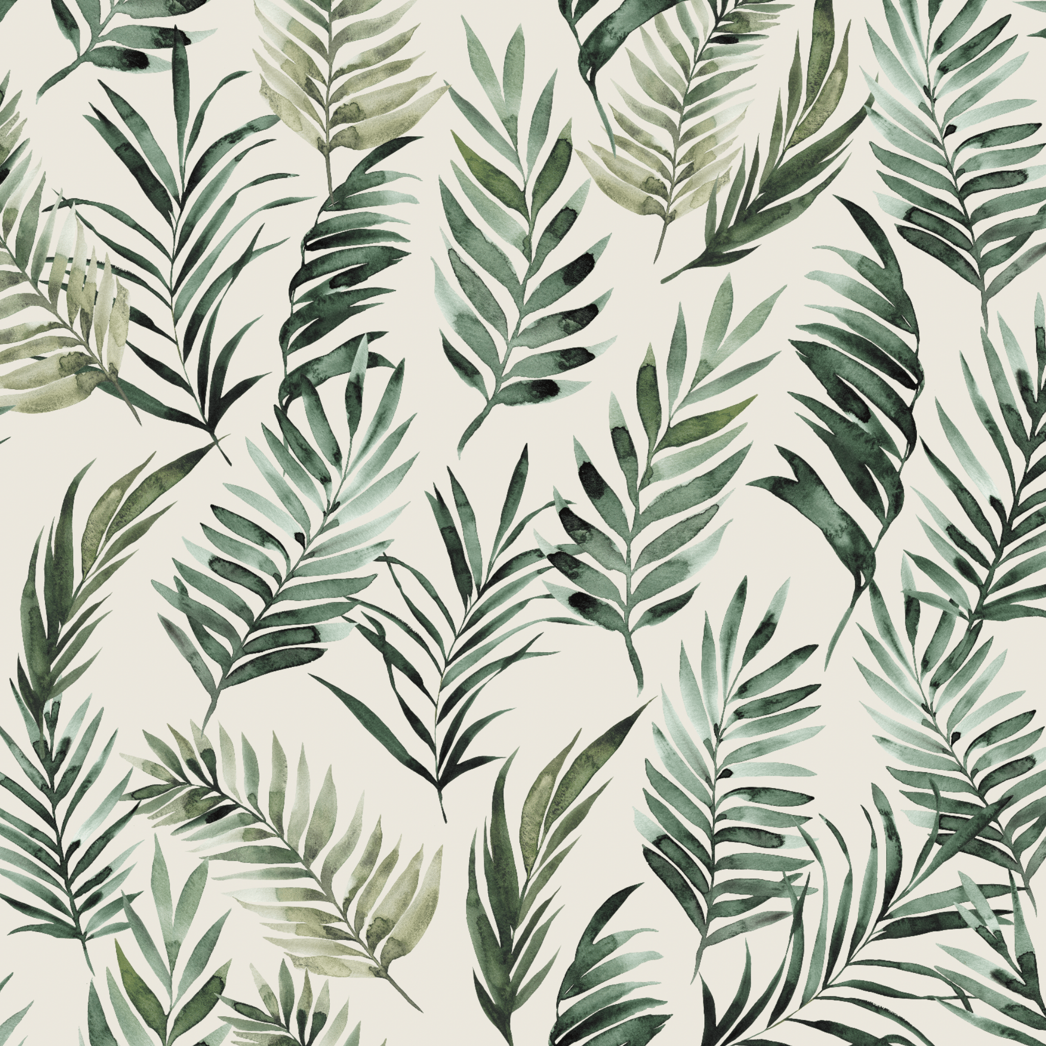 2048x2048 Havana- Tropical Broad Leaf Peel and Stick Wallpaper