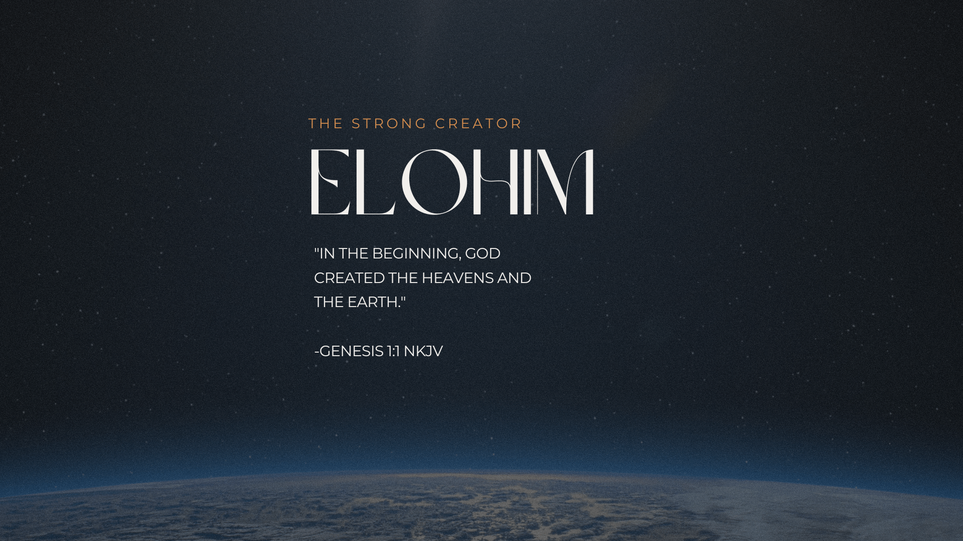 1920x1080 Elohim: The Strong & Powerful God. Total Life Church