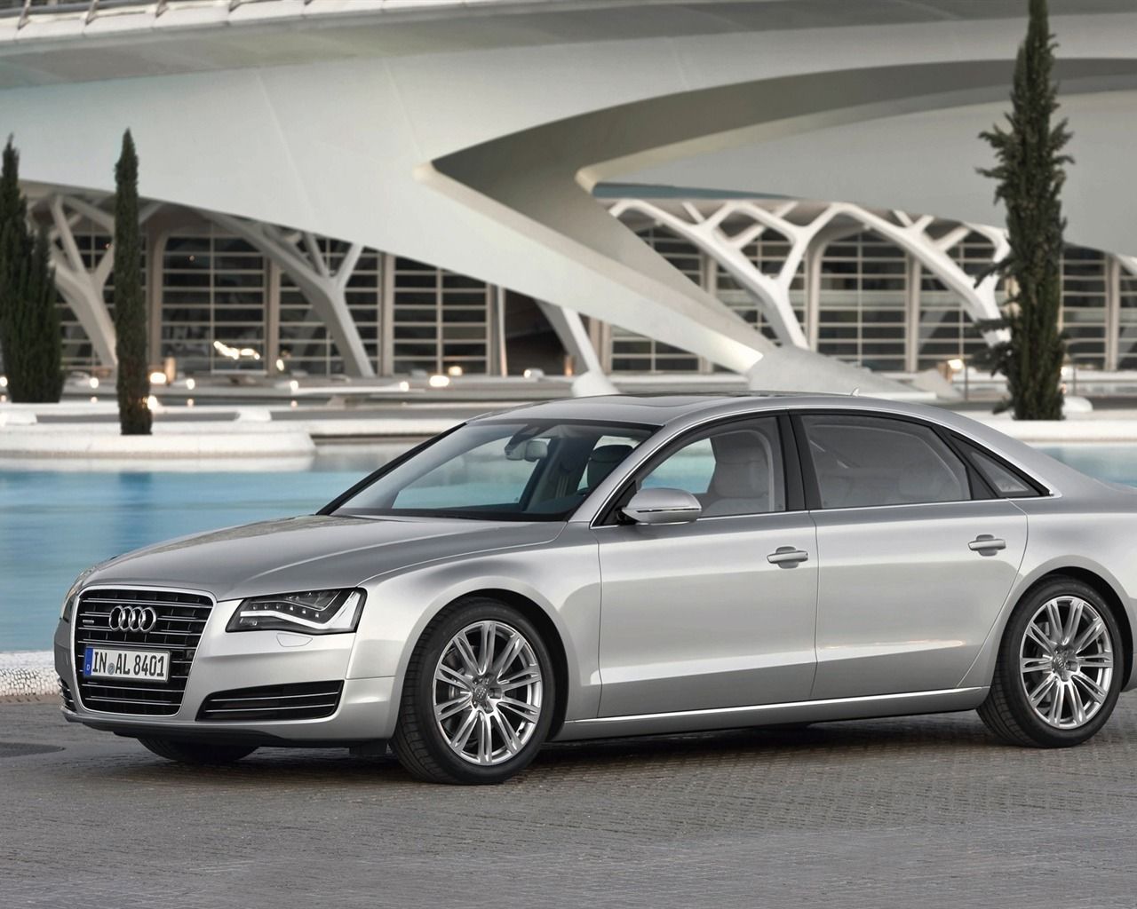 1280x1024 German cars Audi A8L HD Wallpaper 19