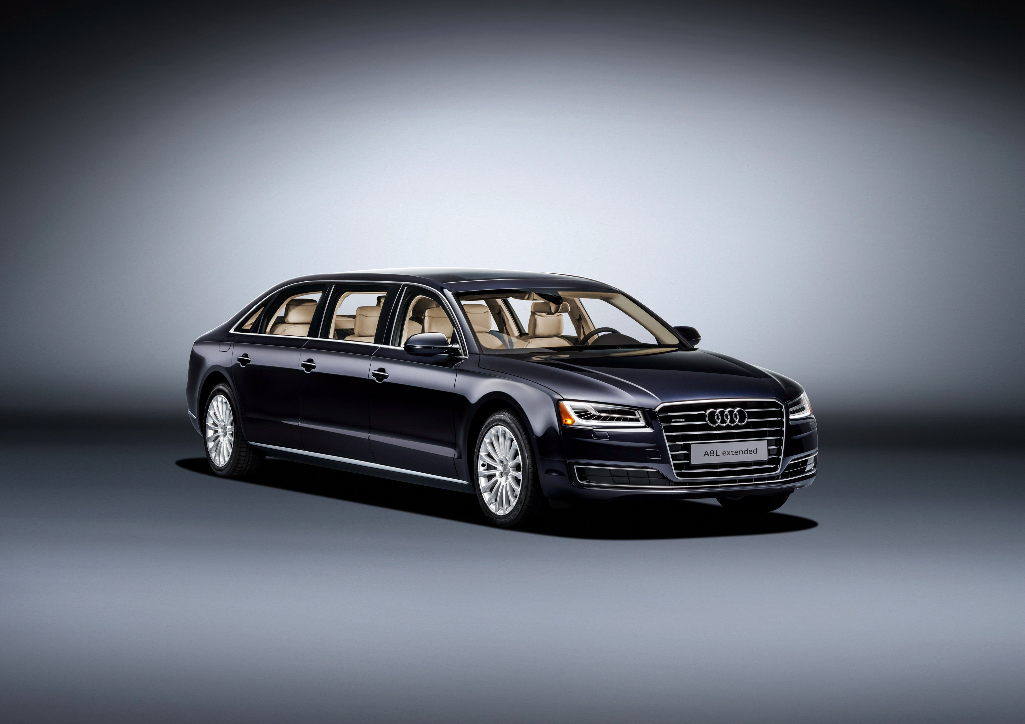 4096x2896 4K, 2016 A8 L extended (D4), Audi, Black, HD Wallpaper