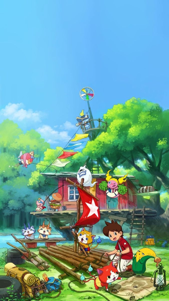 674x1200 Yo Kai Watch 3 Wallpaper