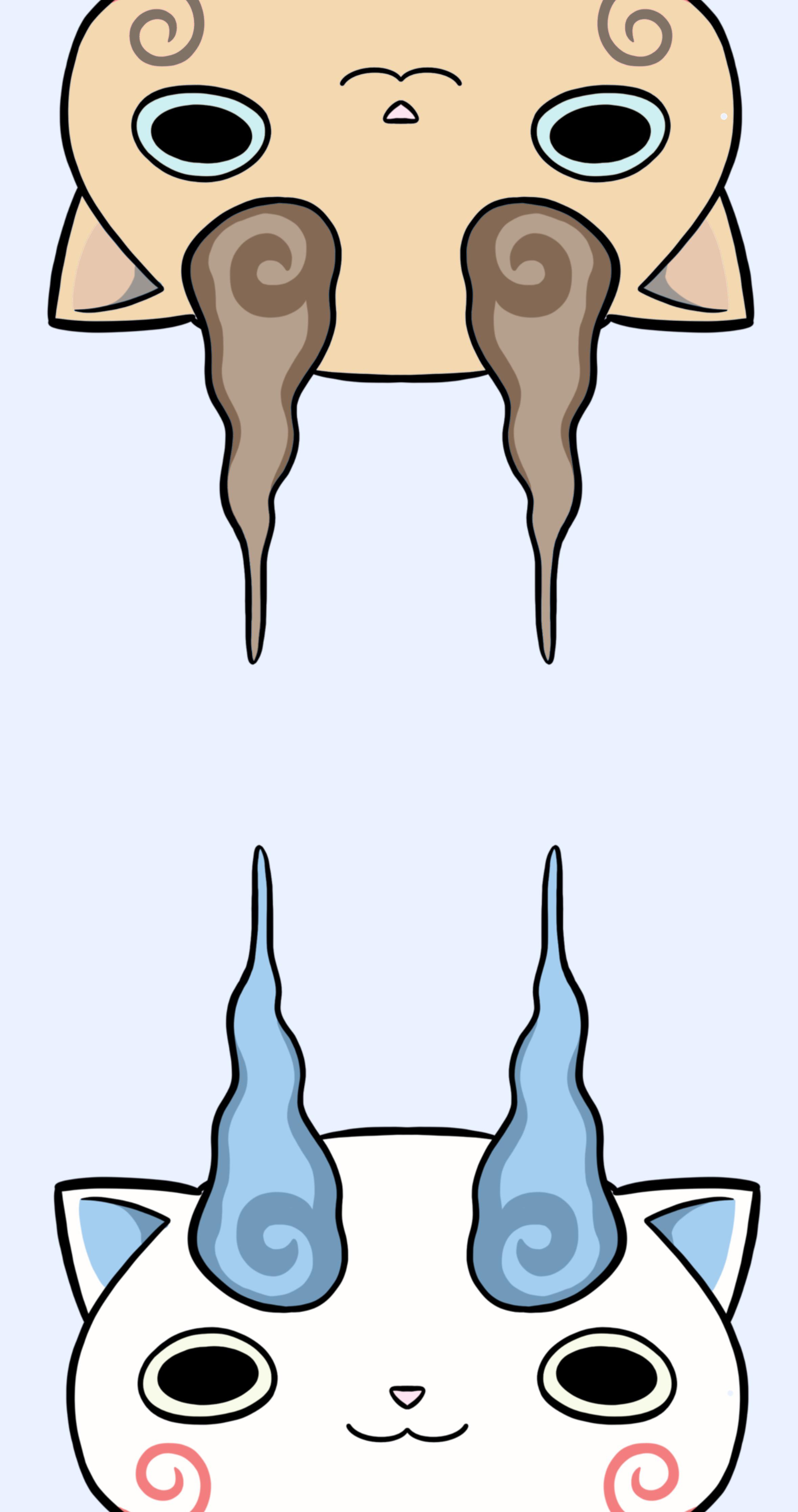 2358x4469 Some Komasan wallpaper I designed! Feel free to use :)