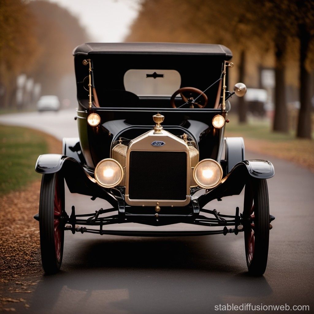 1024x1024 Detailed Description of Ford Model T. Stable Diffusion Online