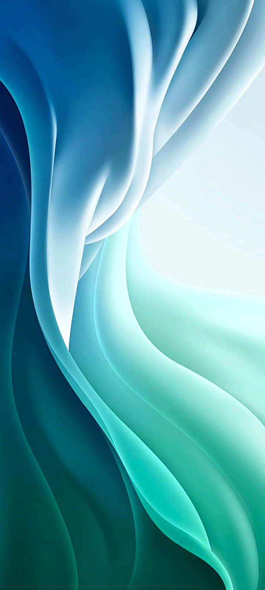 850x1891 IPhone Homescreen Wallpaper Xiaomi Mi 11i 11x 11x Pro Stock Xiaomi Turquoise Green Baby Blue Art IPhone Mi 11x