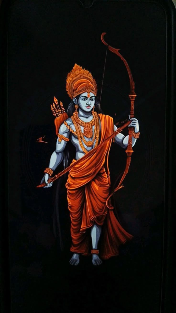 736x1308 Lord Haneshra with Bow and Arrow. Ram image hd, Ram sita photo, Ram ji photo