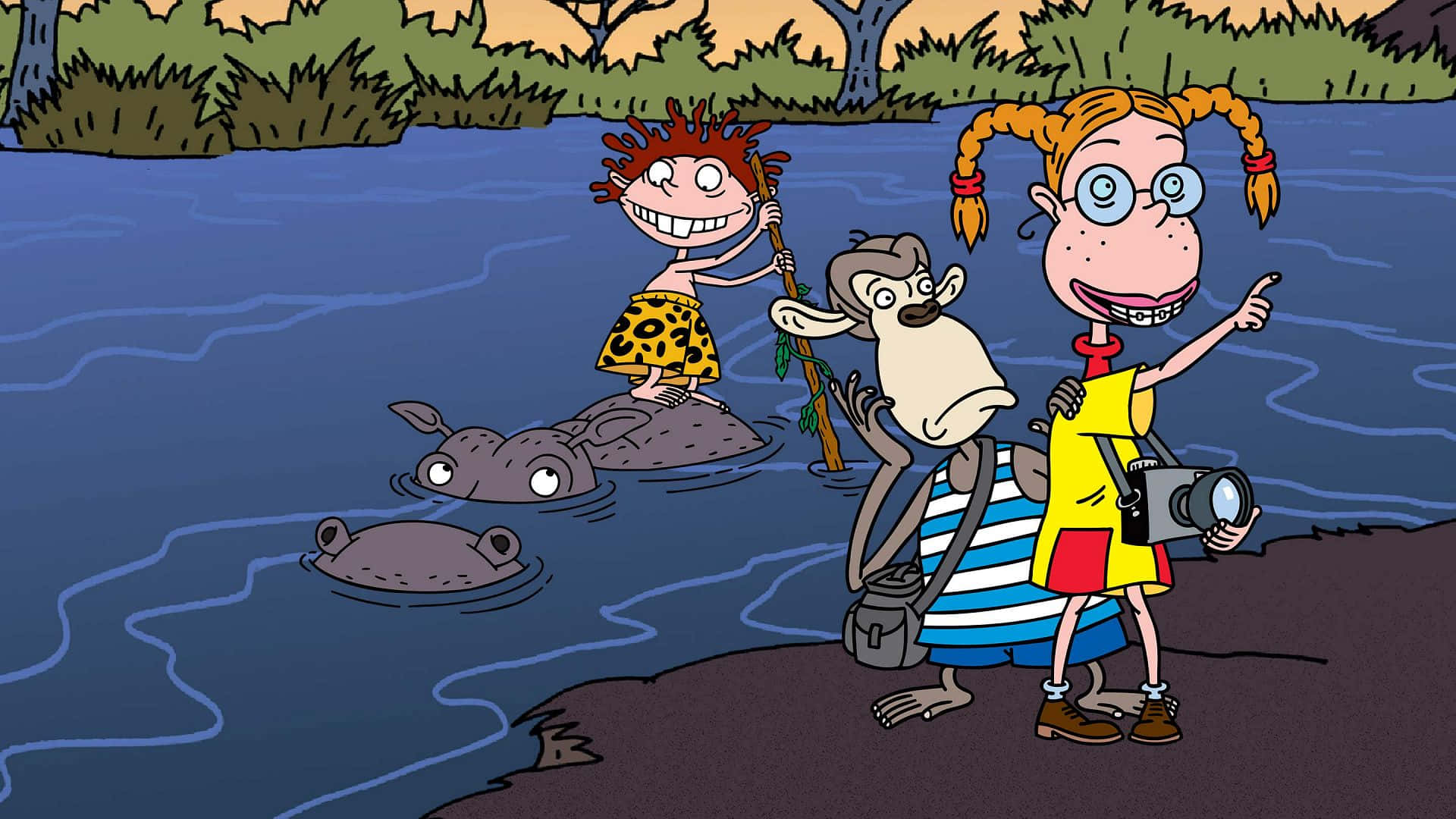 1920x1080 Download The Wild Thornberrys By The River Wallpaper