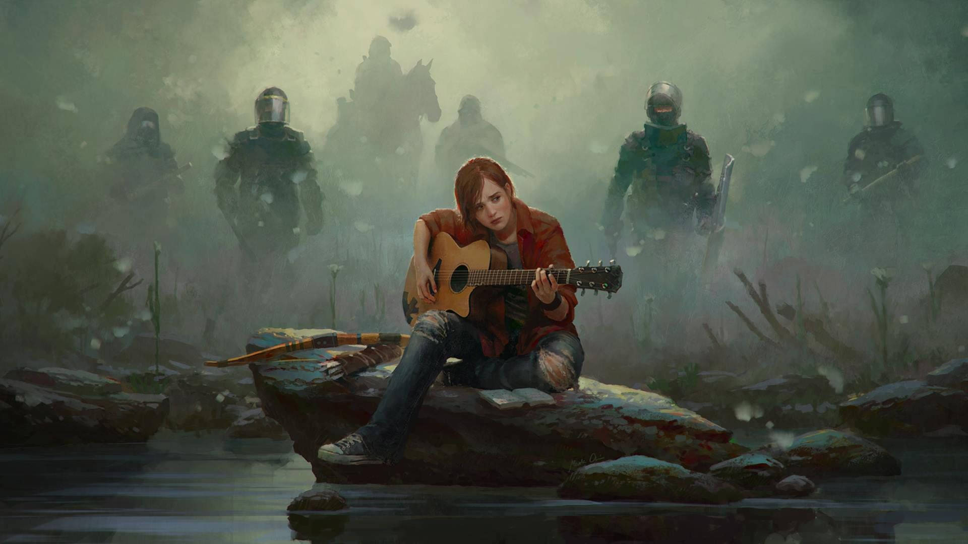 1920x1080 Download Ellie And Her Guitar The Last Of Us Wallpaper