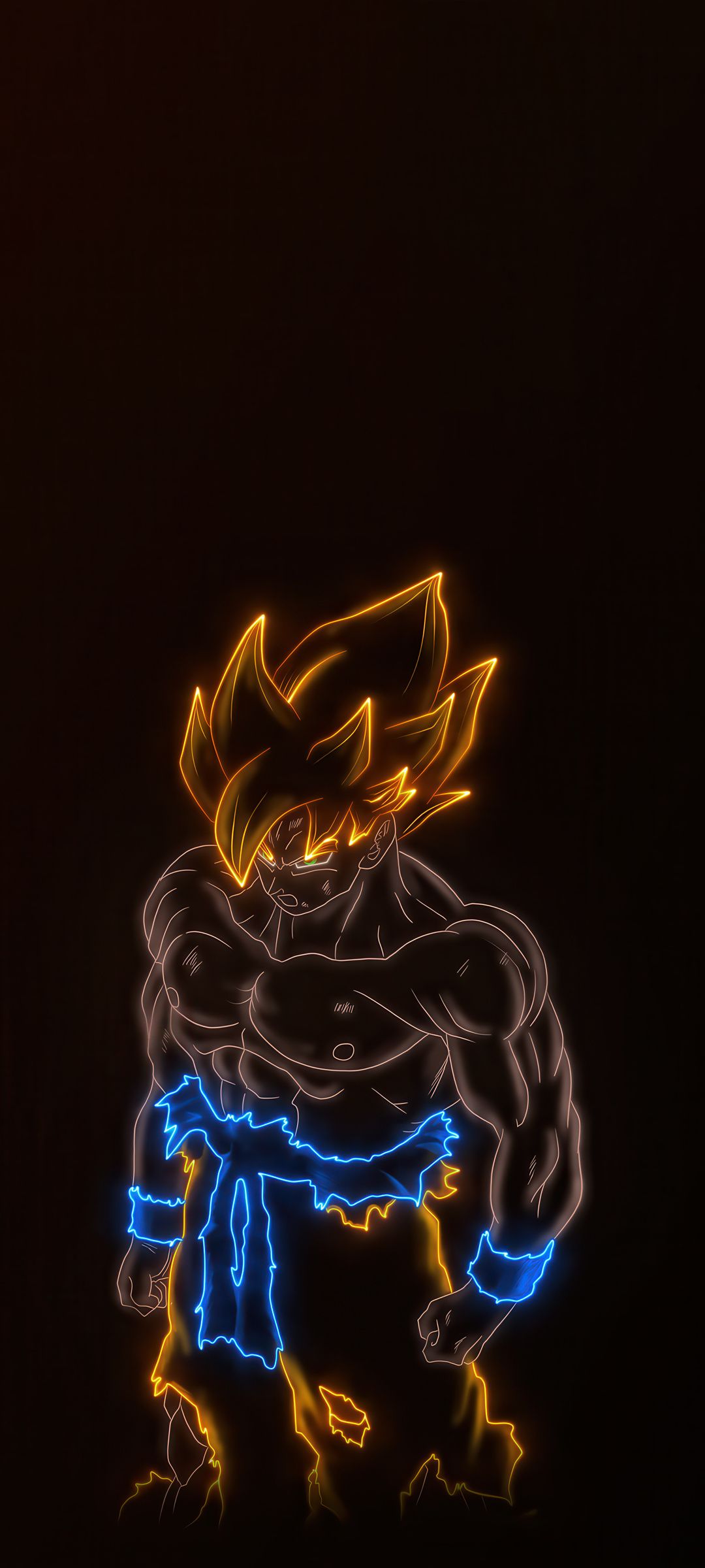 1080x2400 Super Saiyan Goku Google Pixel 7 , HD 4k Wallpaper, Image, Background, Photos and Picture