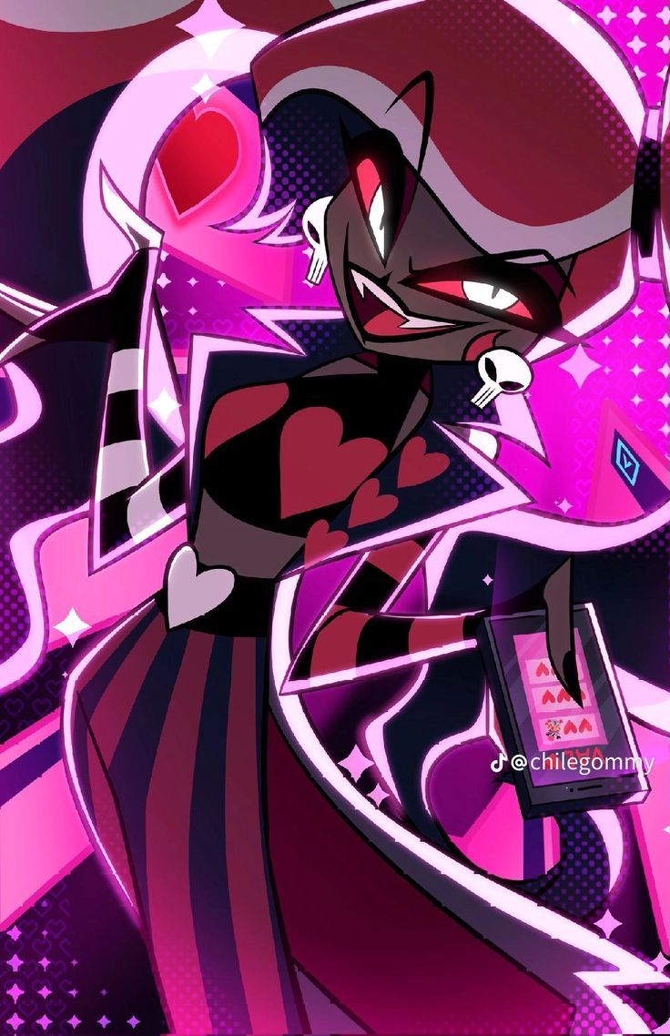 736x1138 Velvet//poster//hazbin hotel