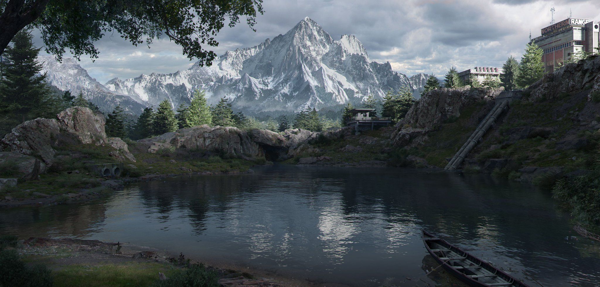 2048x981 Northridge wallpaper