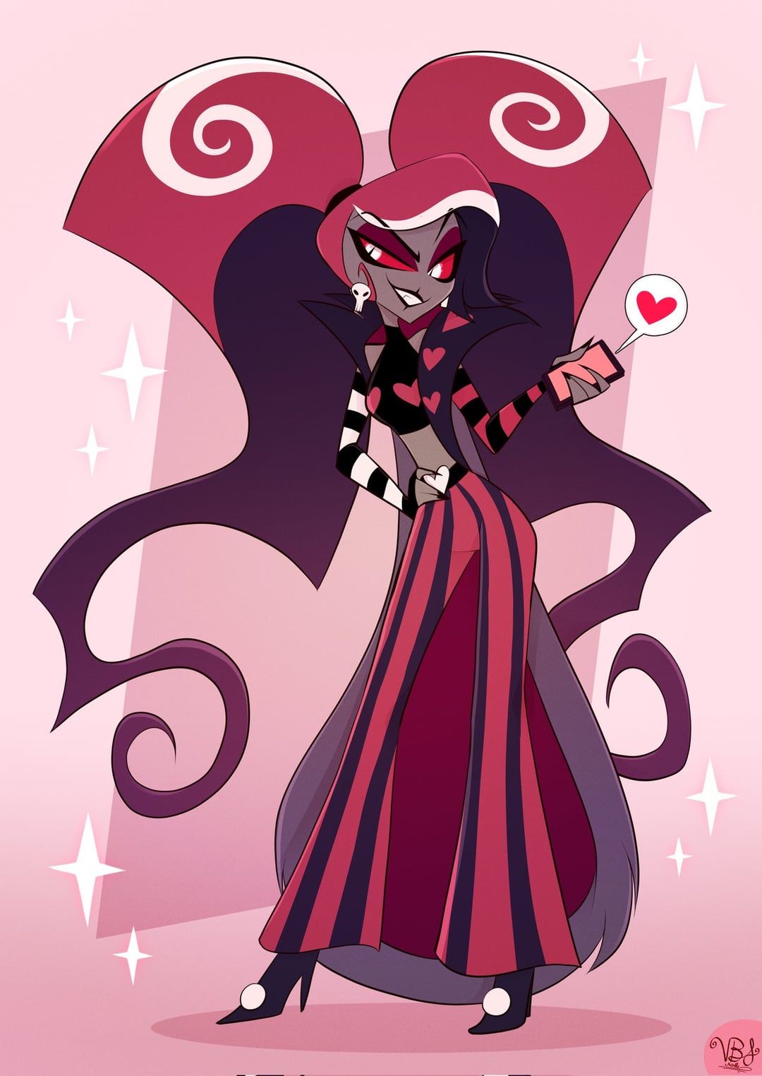 1080x1524 A potential running theme for Velvette is she changes what she wears on her lower half every episode (art