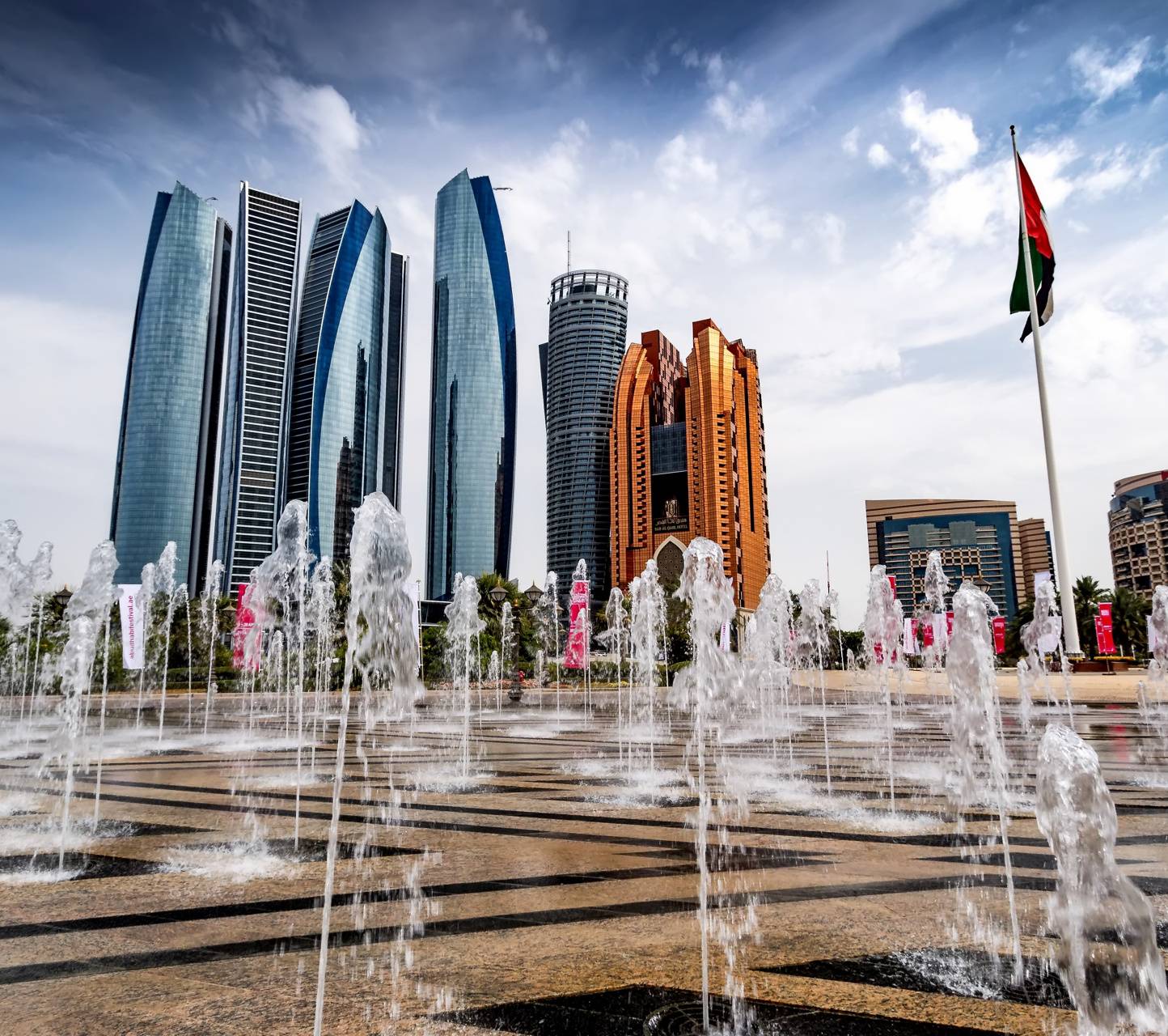 1444x1280 Etihad Towers wallpaper