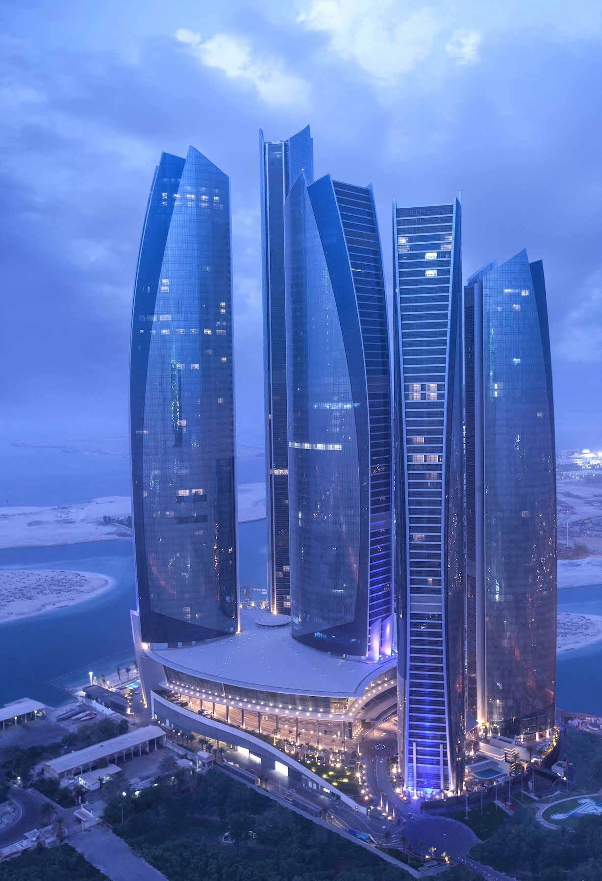 1228x1797 Etihad Towers, a group of 5 skyscrapers that define the glory