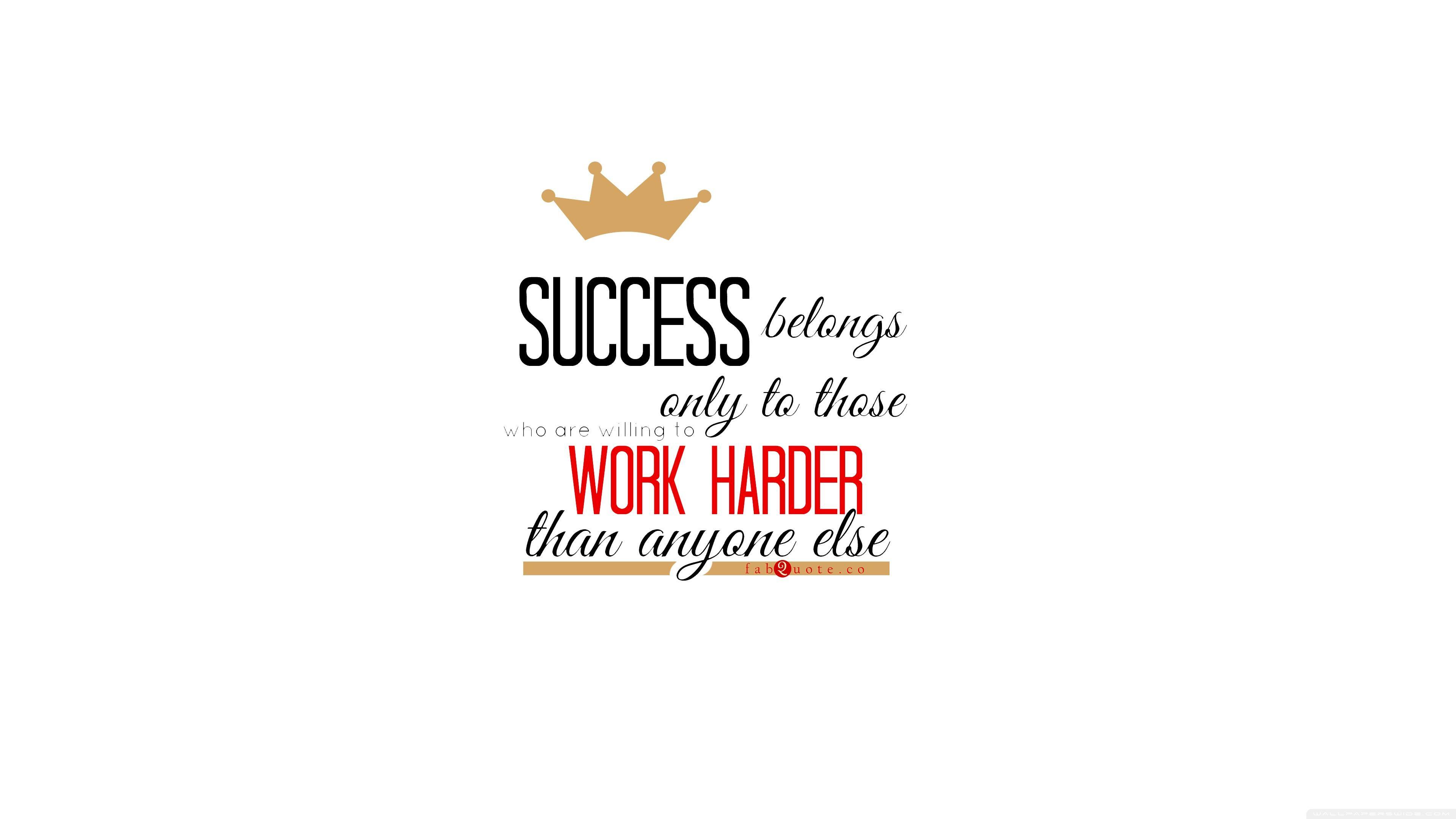 3840x2160 Quote about Success Ultra HD Desktop Background Wallpaper for 4K