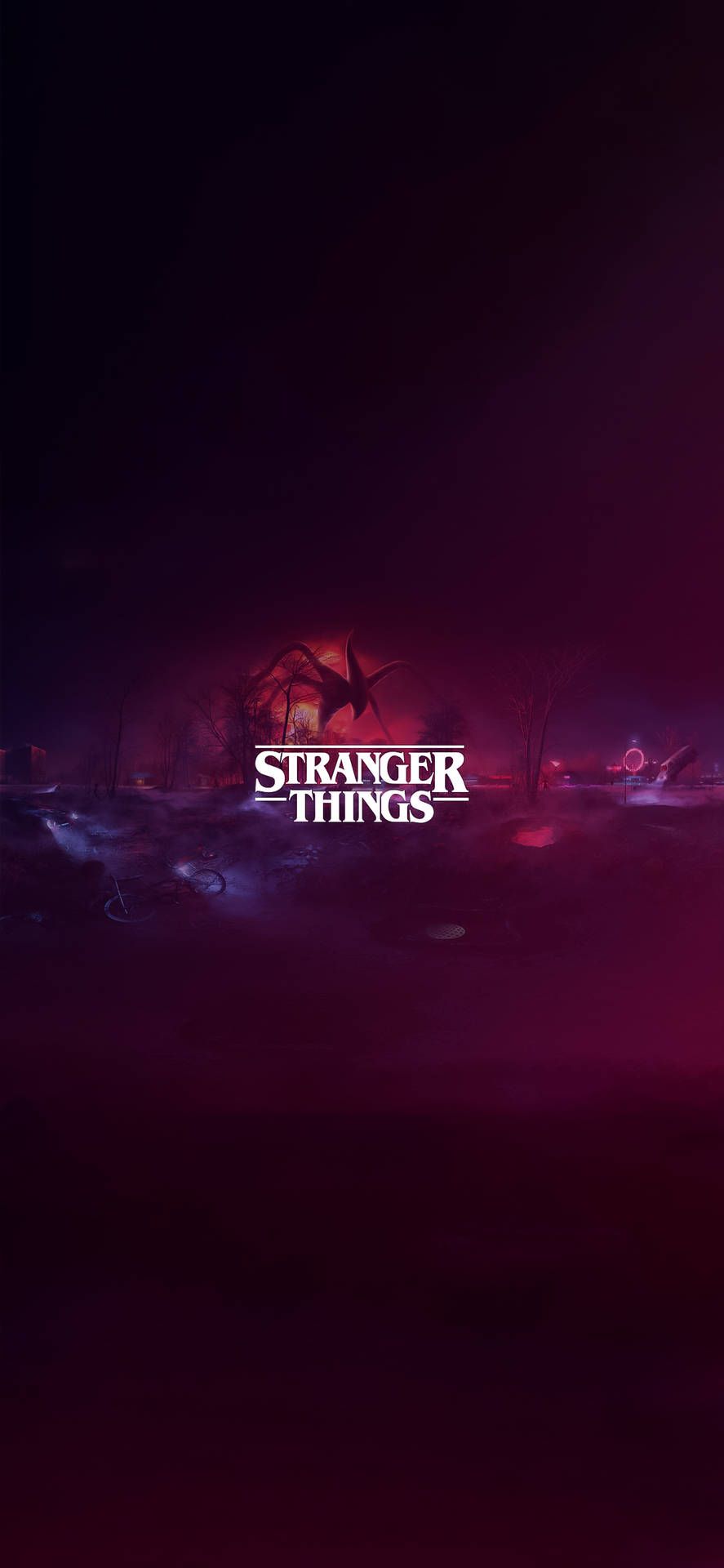 887x1920 Download Mind Flayer Stranger Things Phone Wallpaper