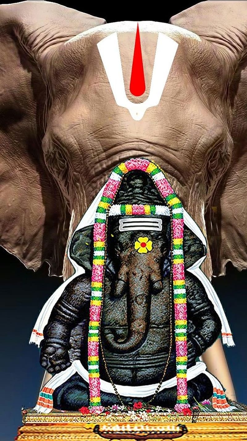 800x1423 Pillayarpatti Ganapathi, ganapathi, pillayarpatti, vinayagar, HD phone wallpaper