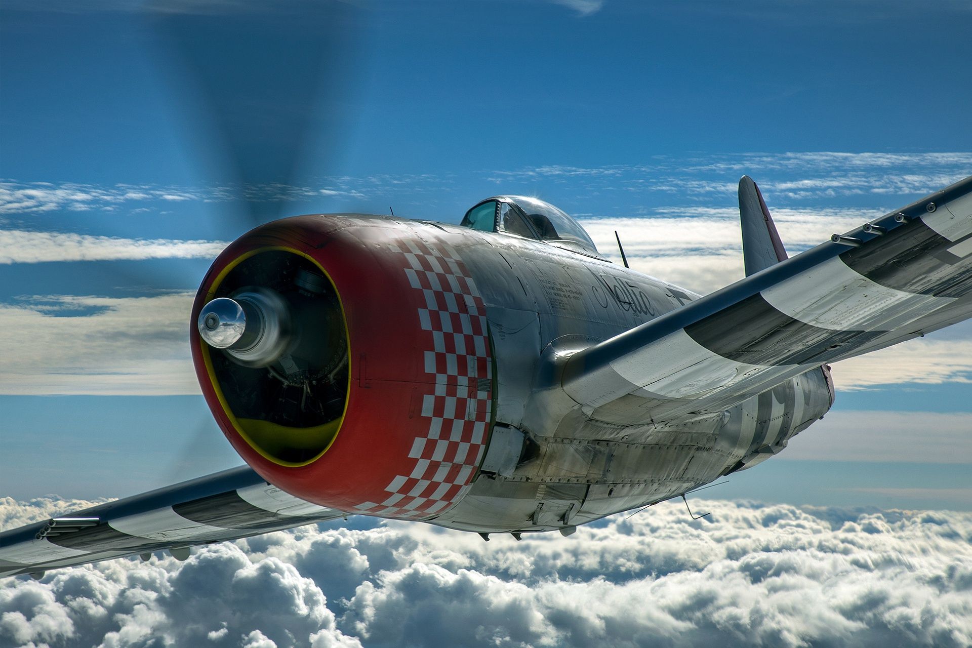 1920x1280 Wallpaper Thunderbolt, USAF, Fighter Bomber, The Second World War, P 47D Thunderbolt, P 47 Thunderbolt, Republic P 47D Thunderbolt For Mobile And Desktop, Section авиация, Resolution 1920x1280