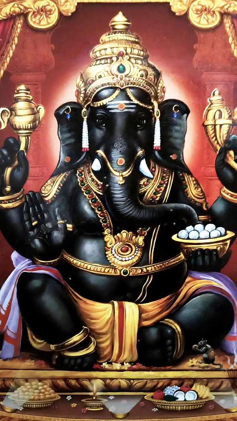 800x1422 1242x2688px, 2K free download. Vinayagar, pillayar, vinayaga, HD phone wallpaper