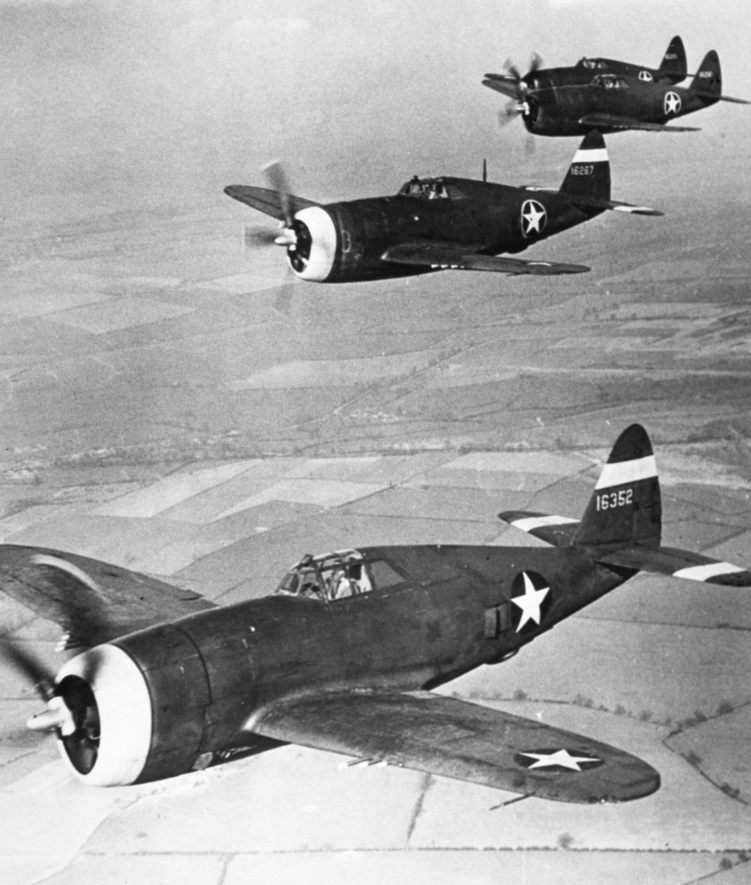 1087x1280 World War Ii: Thunderbolt. /Na Squadron Of Republic P 47 Thunderbolts, A U.S. Air Force Single Seat Fighter Plane. Photographed 1943. Poster Print By Granger Collection # VARGRC0099767