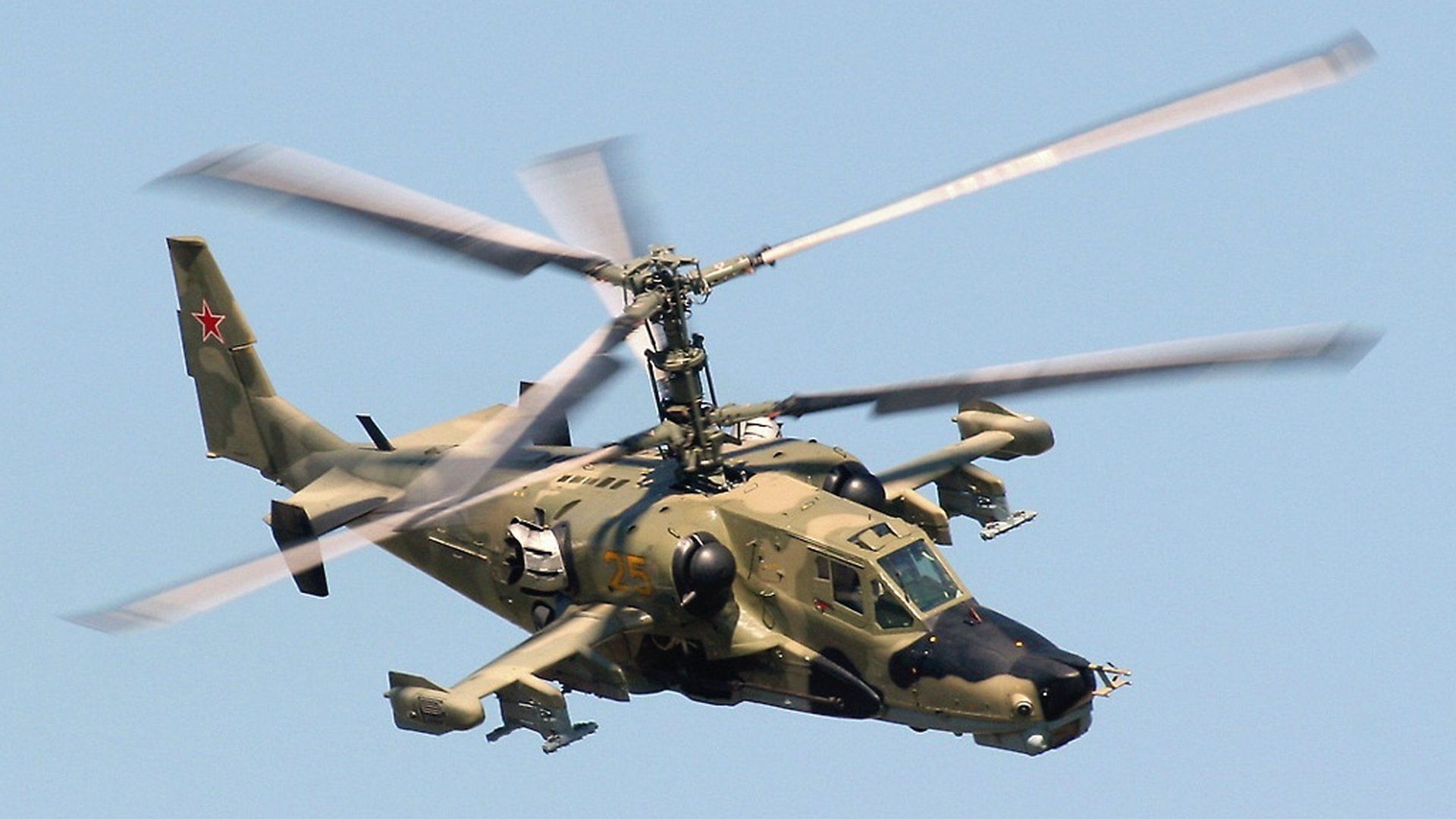 1920x1080 HD Wallpaper: Kamov Ka 50 In Military Action