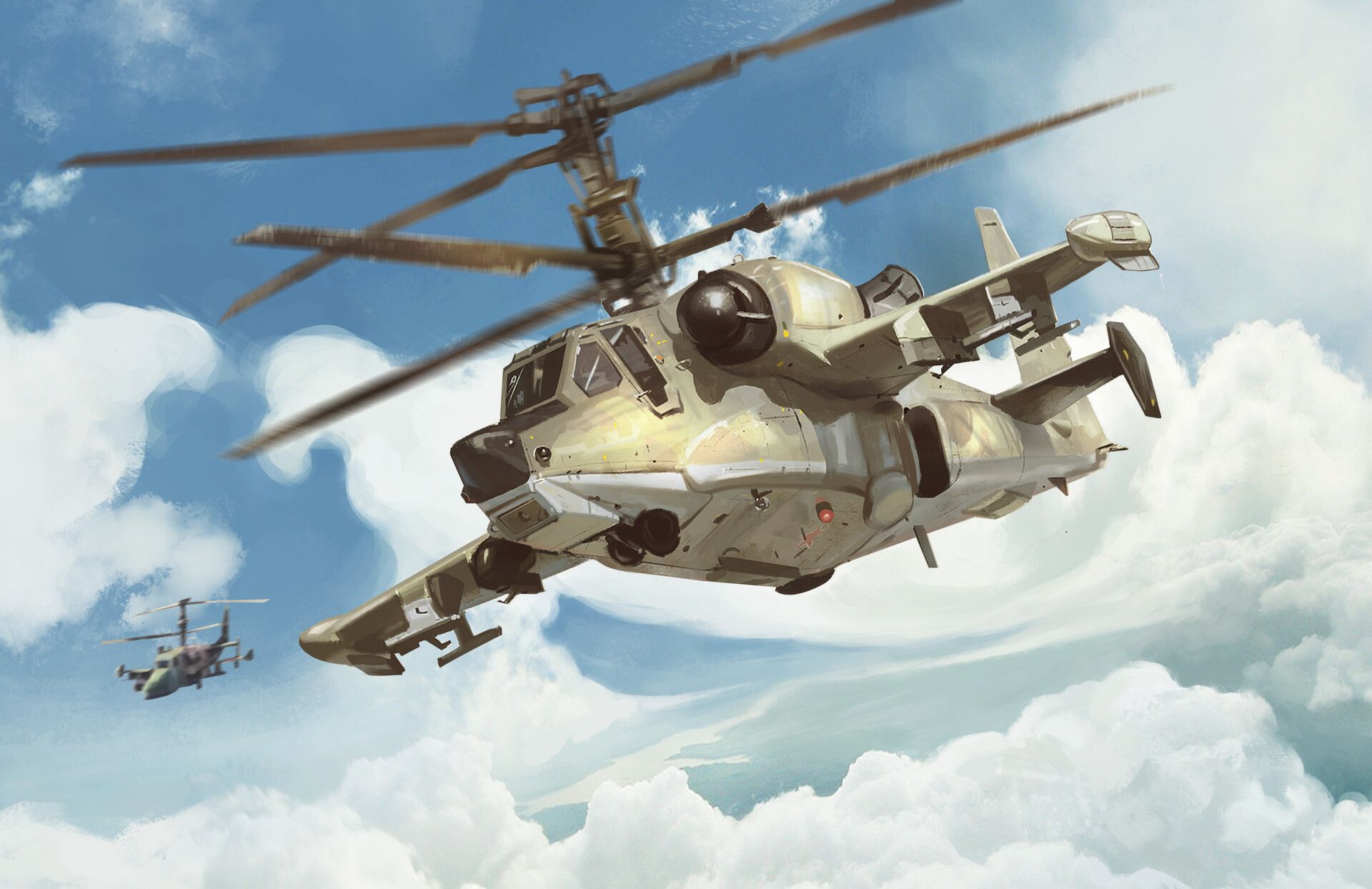1920x1244 Kamov Ka 50