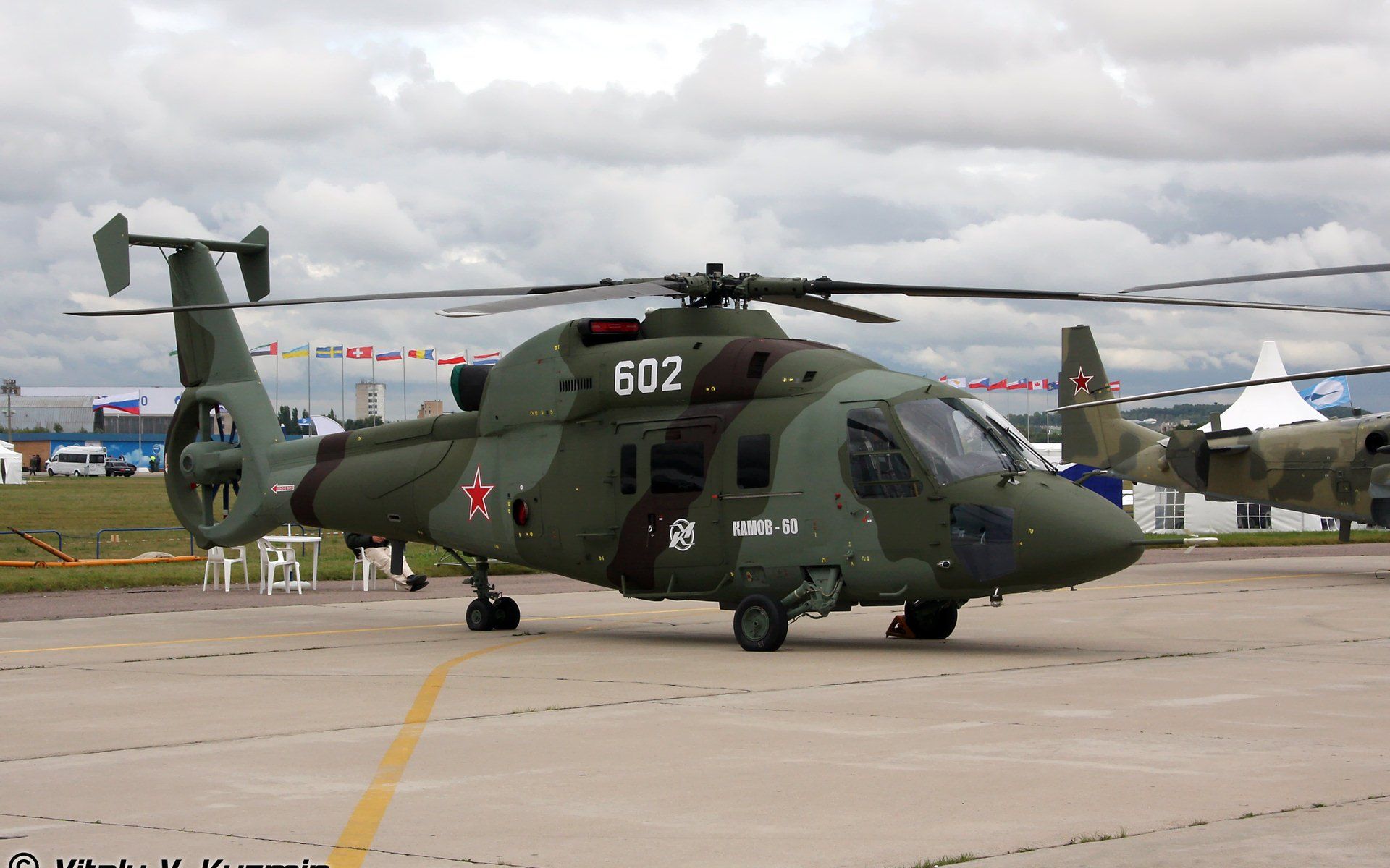 1920x1200 HD Military Wallpaper: Kamov Ka 60 Helicopter In Action