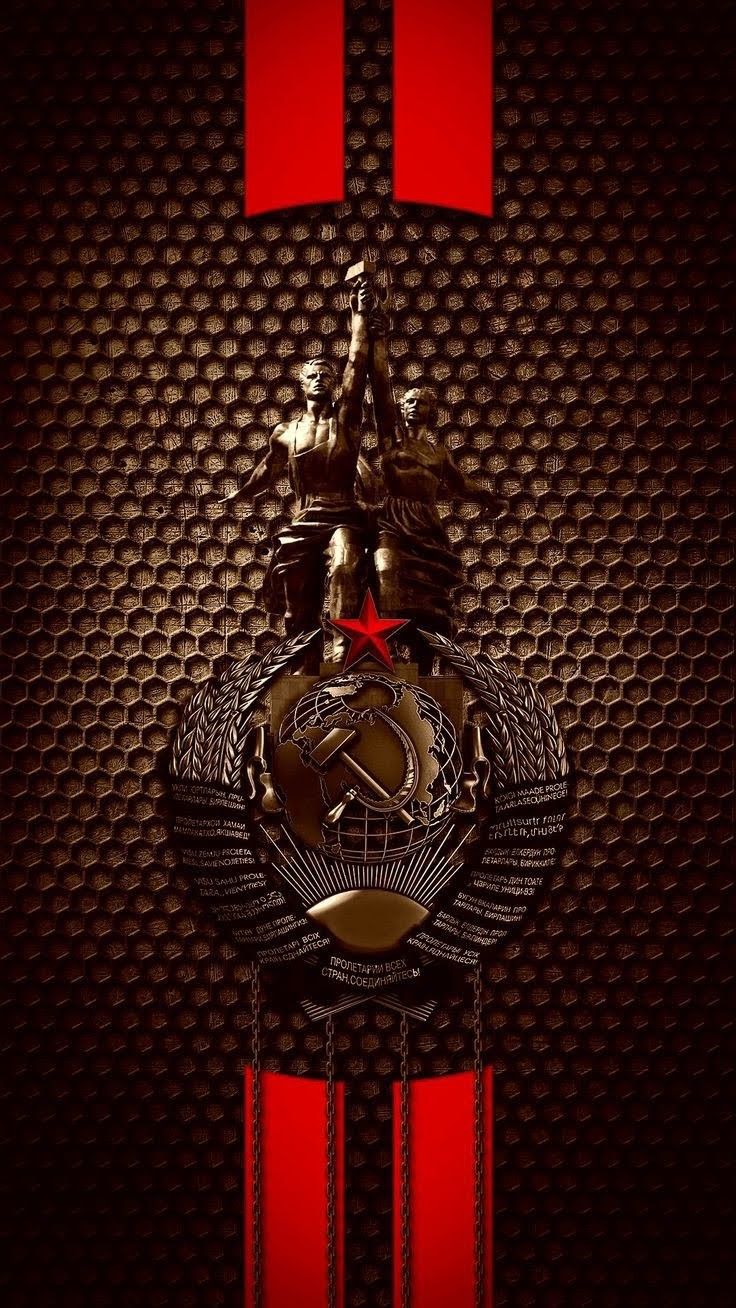 736x1308 Soviet Propaganda Art Wallpaper