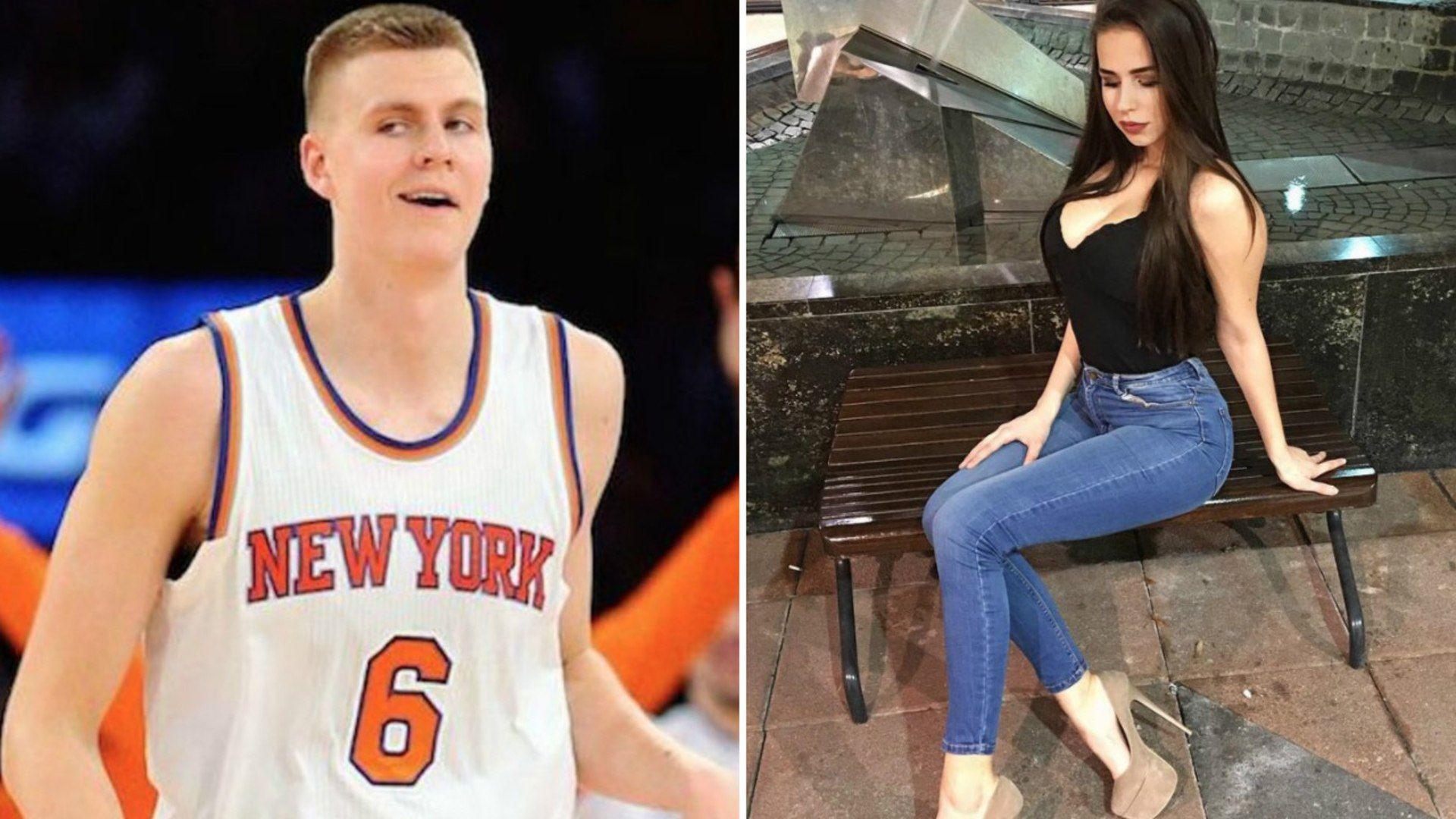 1920x1080 Kristaps Porzingis Shoots His Shot with the SAME Instagram Model