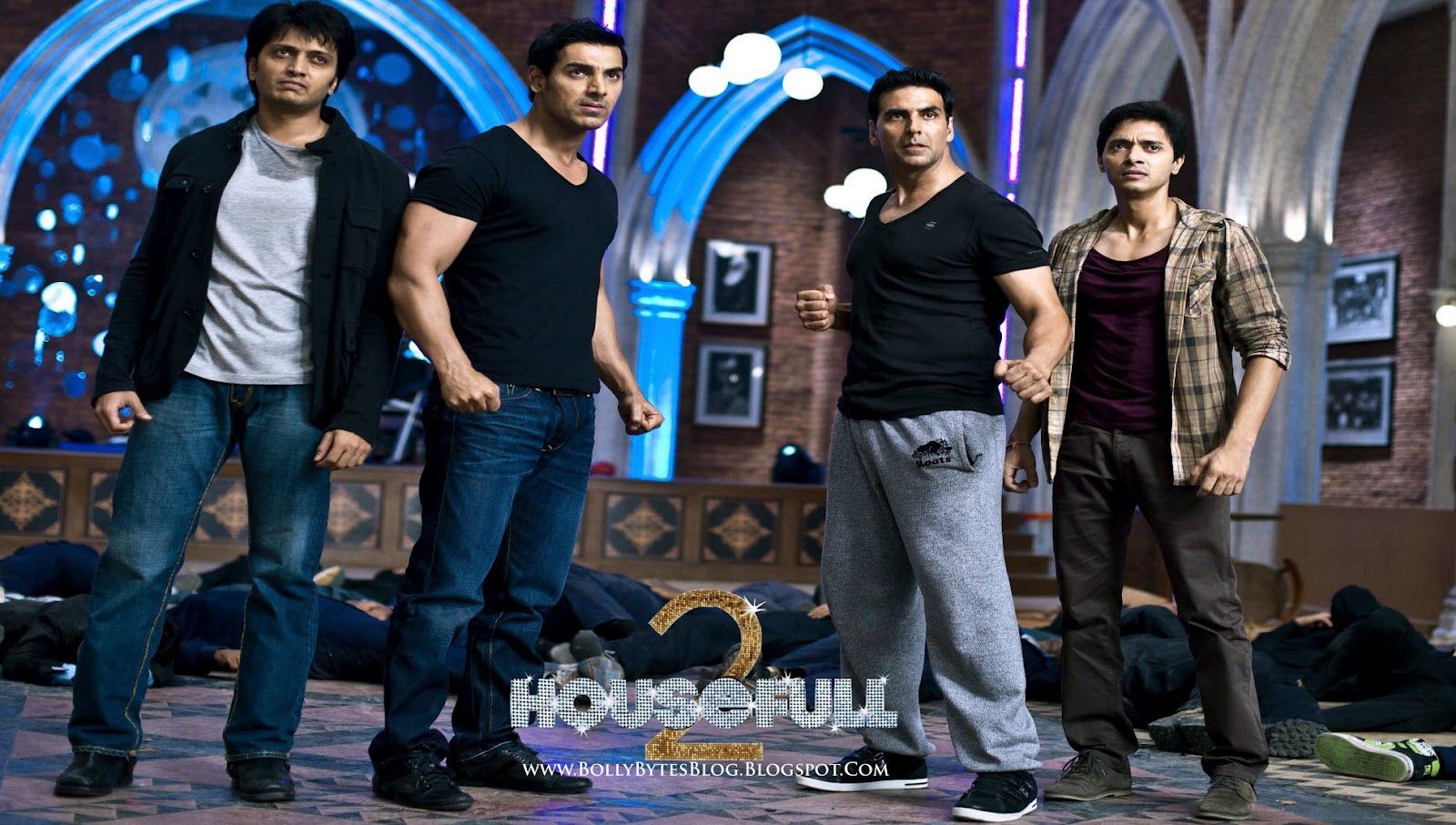 1600x907 Landscape Wallpaper: Housefull 2: Movie Reviews + Details. Starring Akshay Kumar. John Abraham. Ritesh Deshmukh. Asin. Jacqueline Fernandez