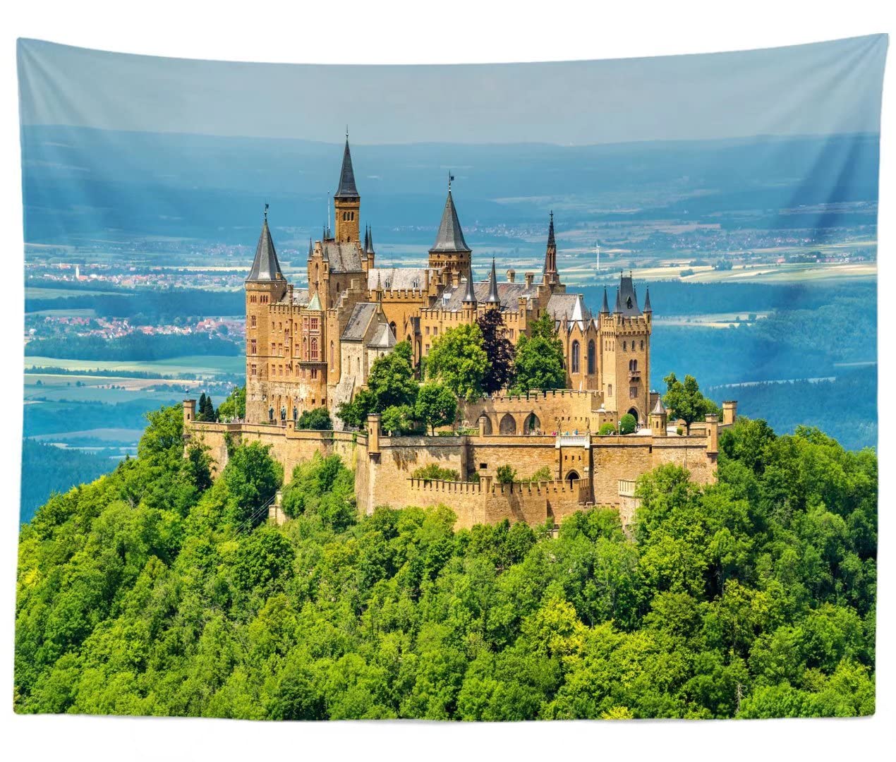 1270x1080 Amazon.com : BELECO 7x5ft German Kaiser's Hohenzollern Castle Photography Backdrop Germany Black Forest Landscape Europe Tourist Sites Fabric Background Wallpaper Home Decor Kids Adults Portraits Photo Prop