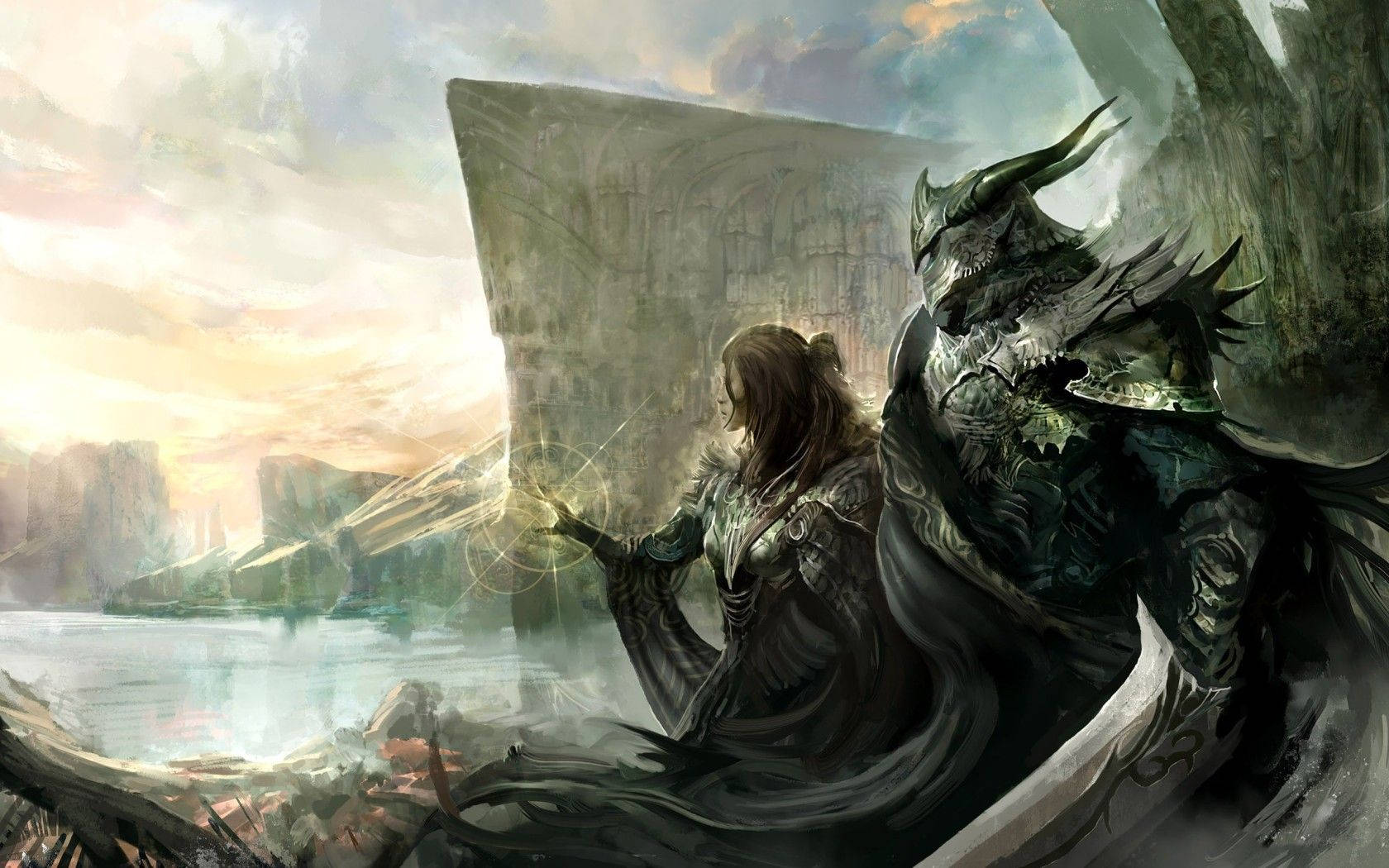 1680x1050 Download Knight Wallpaper