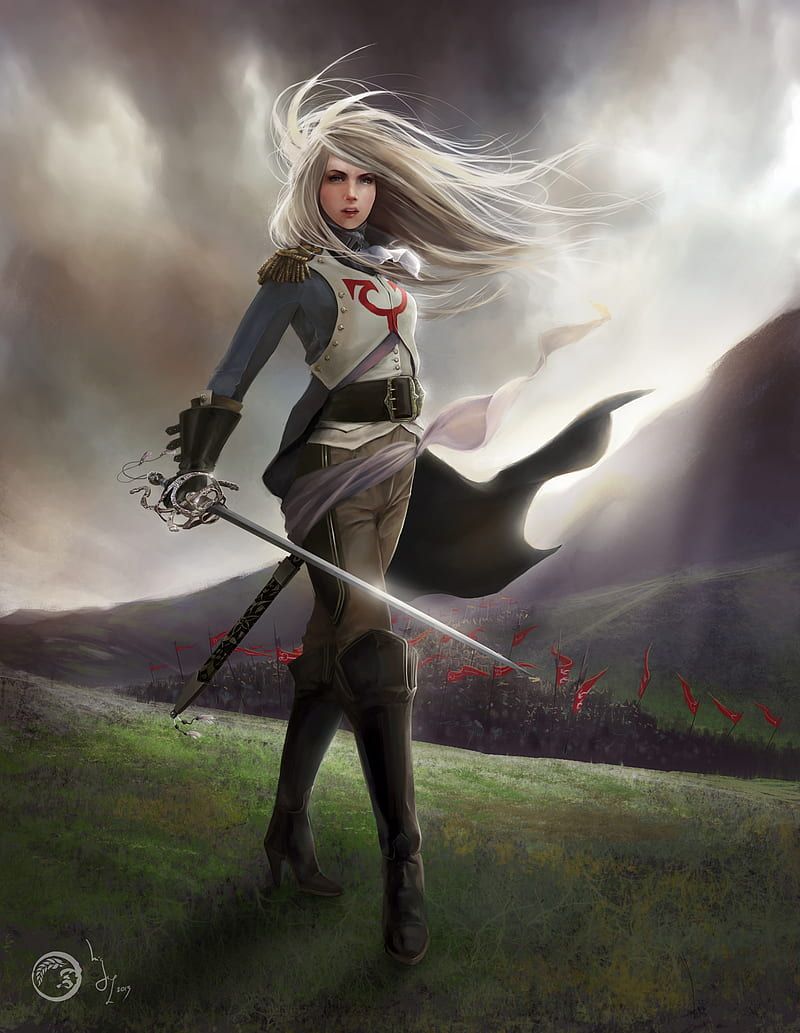 800x1033 Magic: The Gathering, fantasy girl, fantasy art, knight cathar, Innistrad, HD phone wallpaper