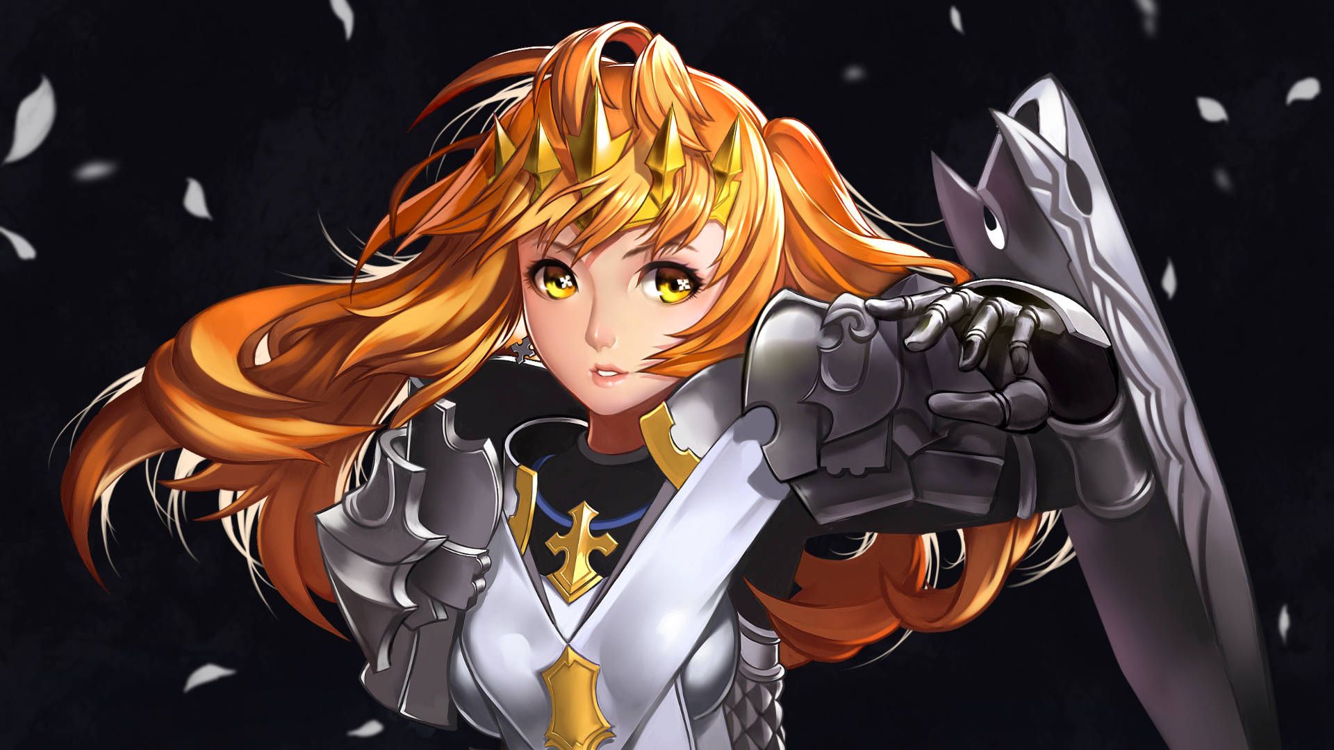 1920x1080 Download Female Knight Final Fantasy 14 Wallpaper