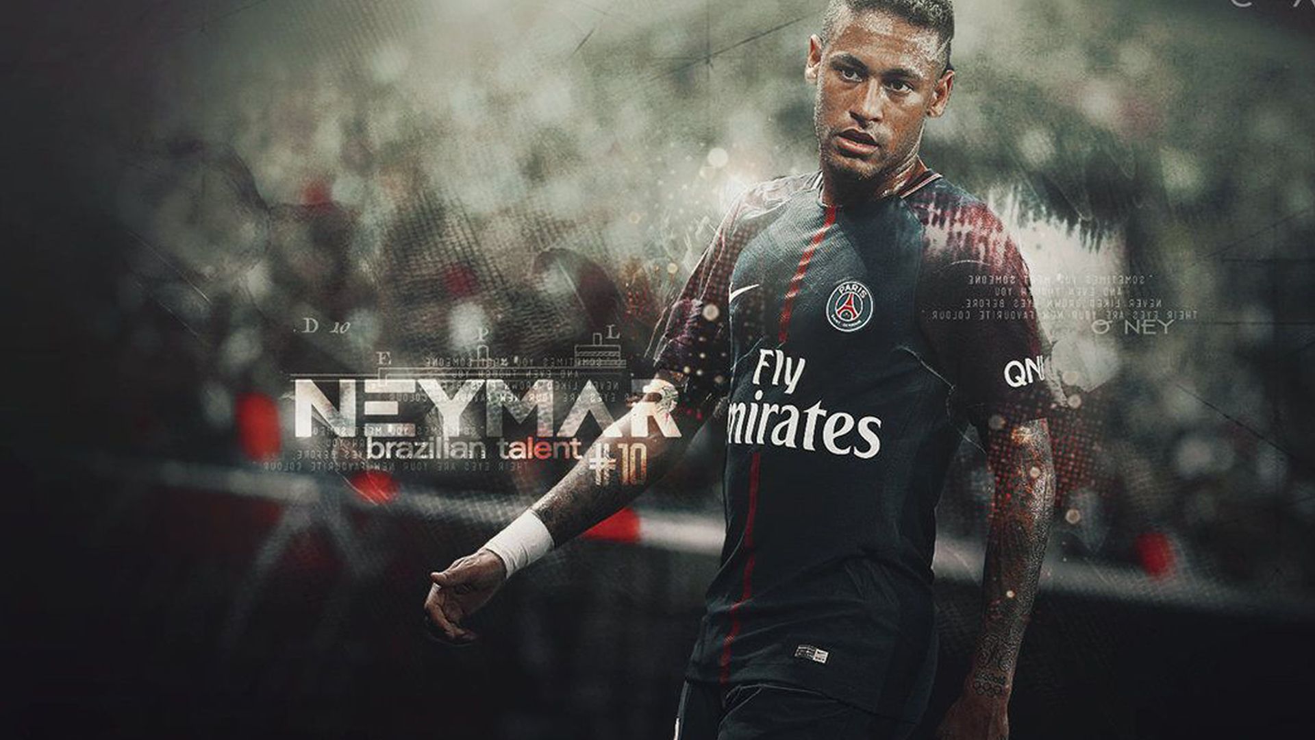 1920x1080 Neymar Jr. Brazilian Player HD PSG Wallpaper