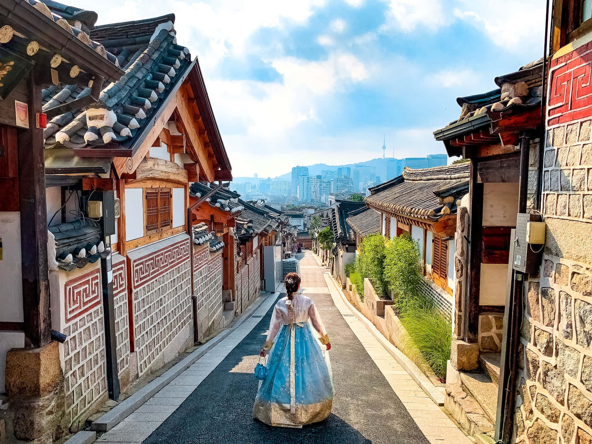 1920x1440 Bukchon Hanok Village Wallpaper