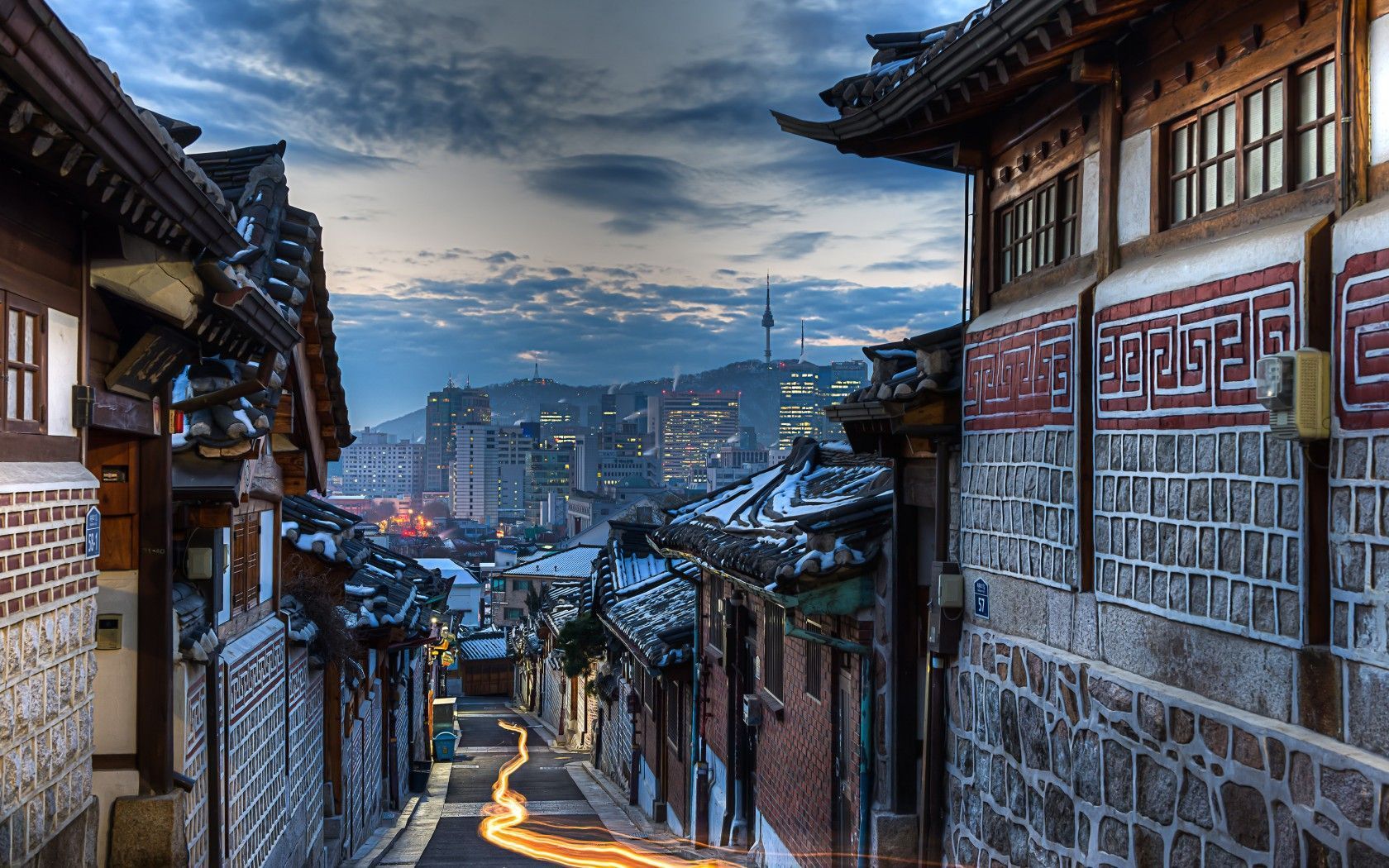 1680x1050 Hanok Wallpaper