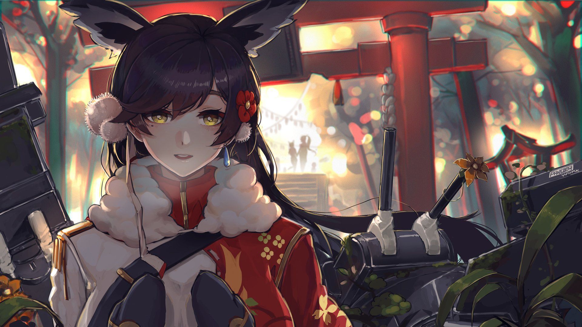 1920x1080 Atago from Azur Lane HD Anime Wallpaper