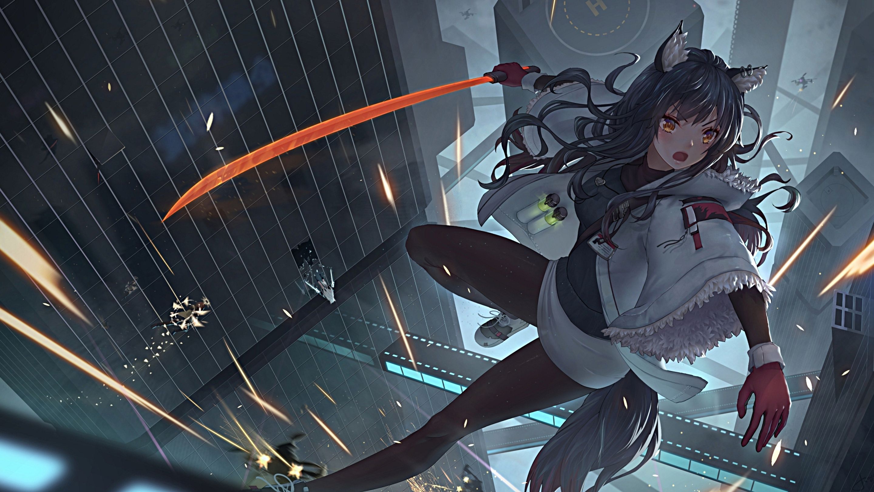 2880x1620 Download Anime, Young woman, Fantasy Wallpaper in 2880x1620 Resolution