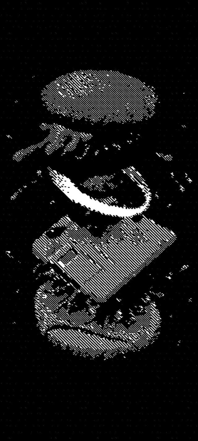 640x1422 I made four Four Byte Burger wallpaper for my device using the Glitch Lab app