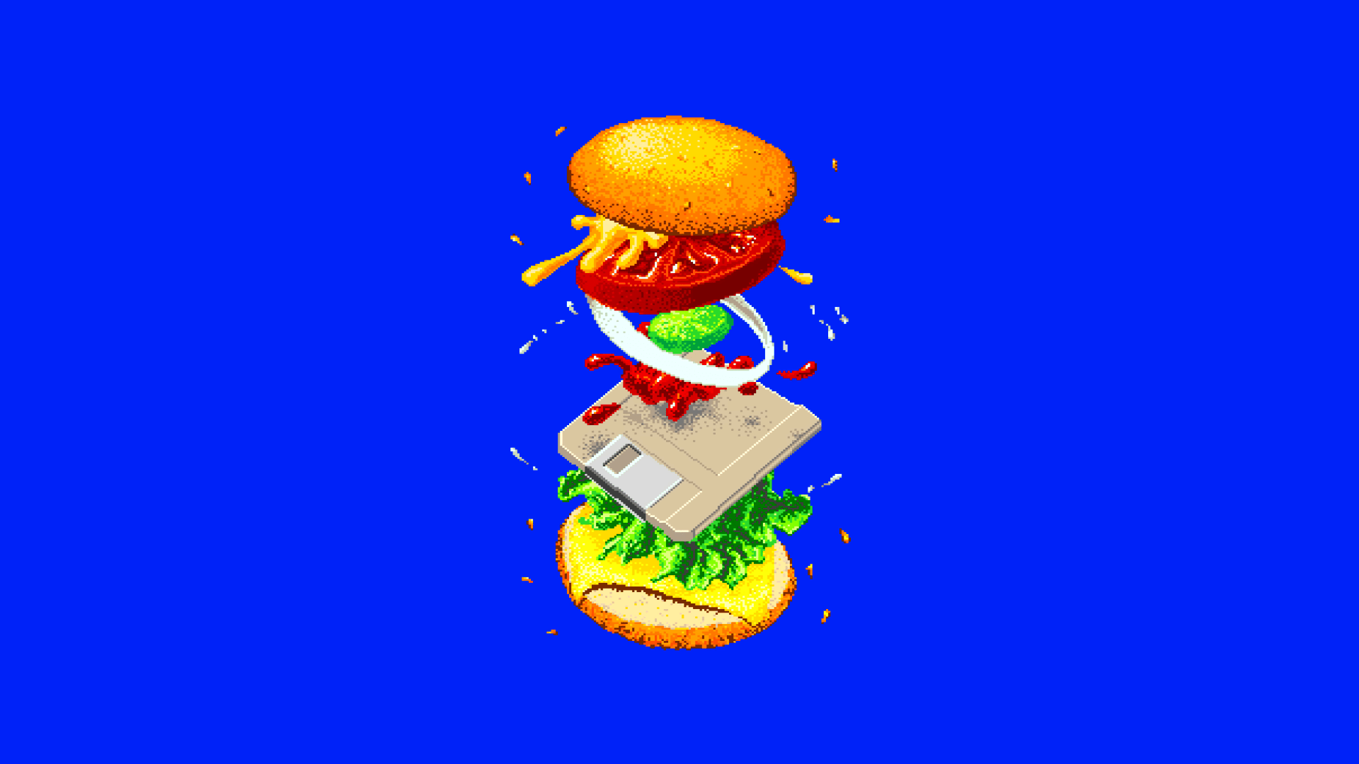 1920x1080 Four Byte Burger By Ahoy [1920x1080]