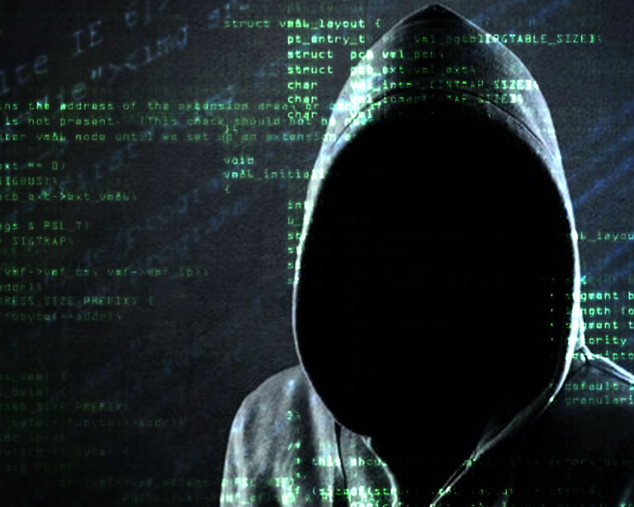 1280x1024 Download wallpaper 1280x1024 hacker, hood, code, programming standard 5:4 HD background