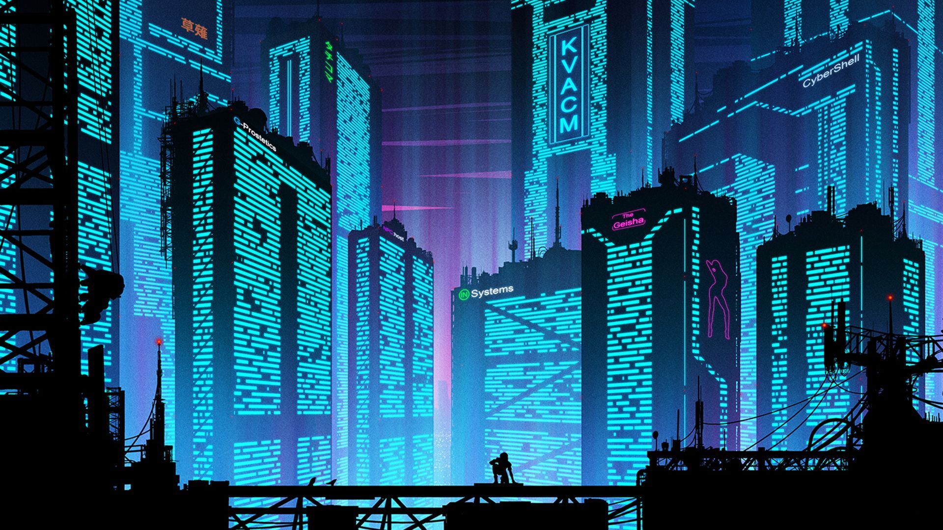 1920x1080 Technology City Wallpaper, HD Technology City Background on WallpaperBat