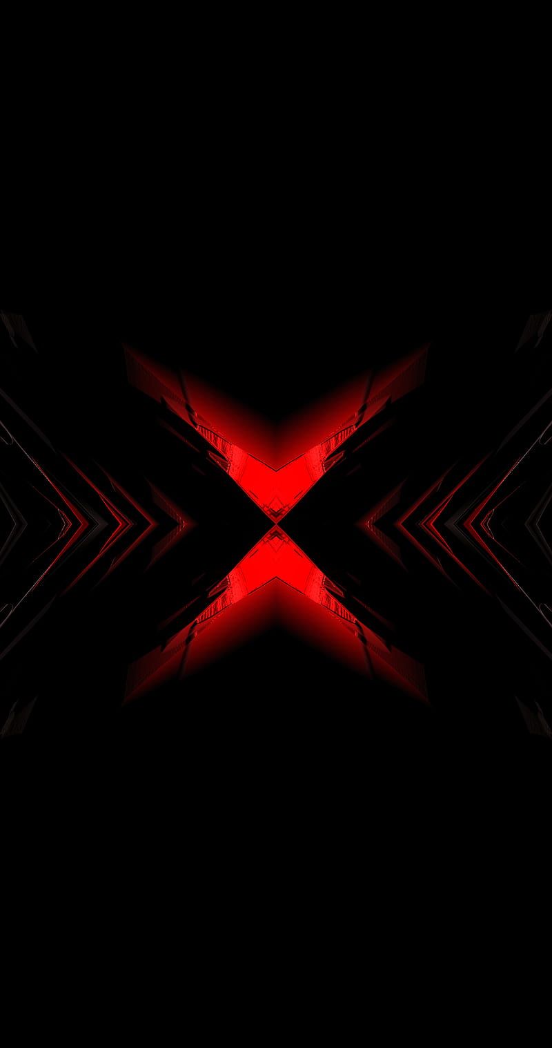 800x1517 Abstraction, red, black, dark, HD phone wallpaper