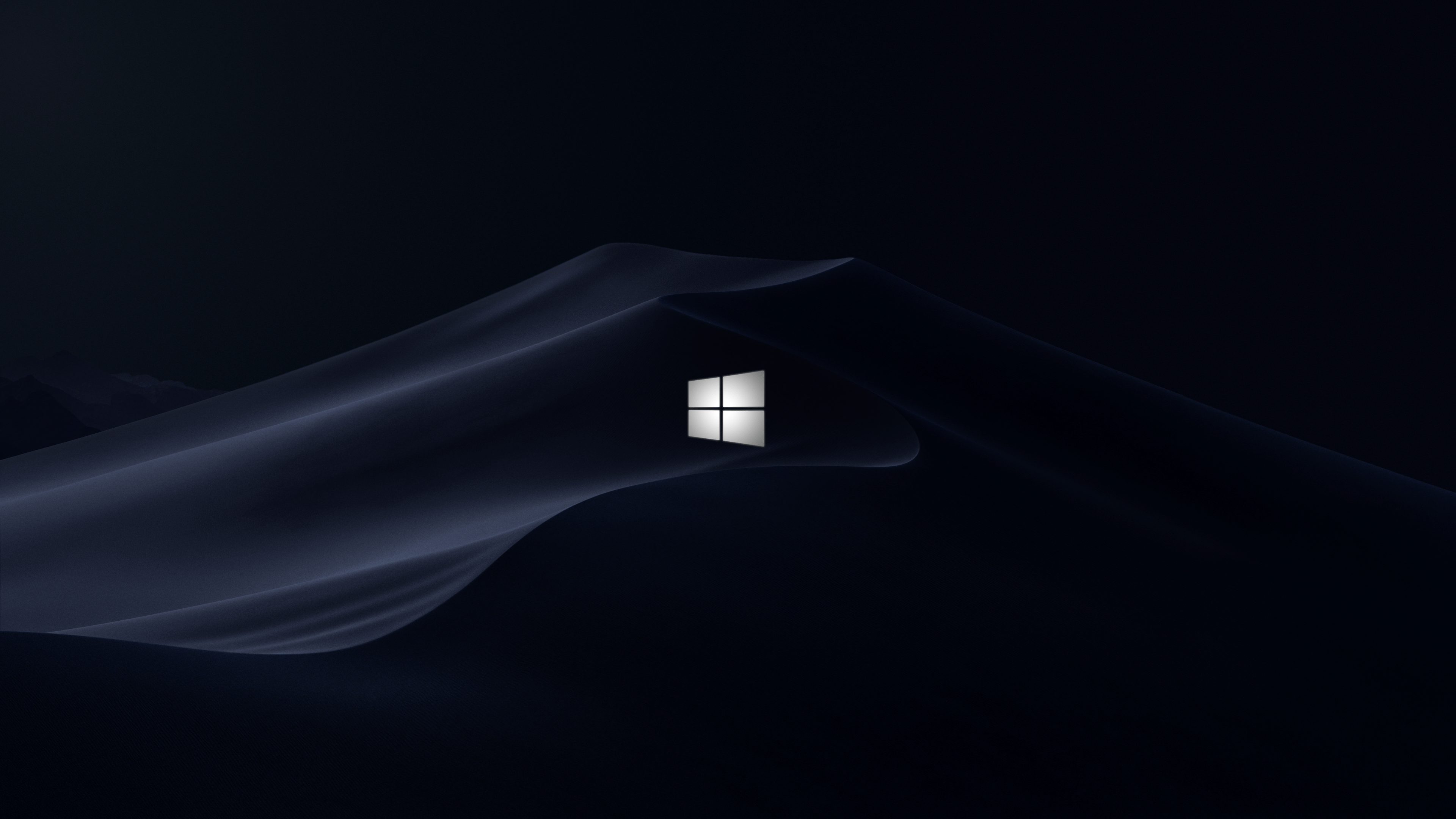 3840x2160 Windows Wallpaper Dark Theme (2nd upload : Better Image Quality)
