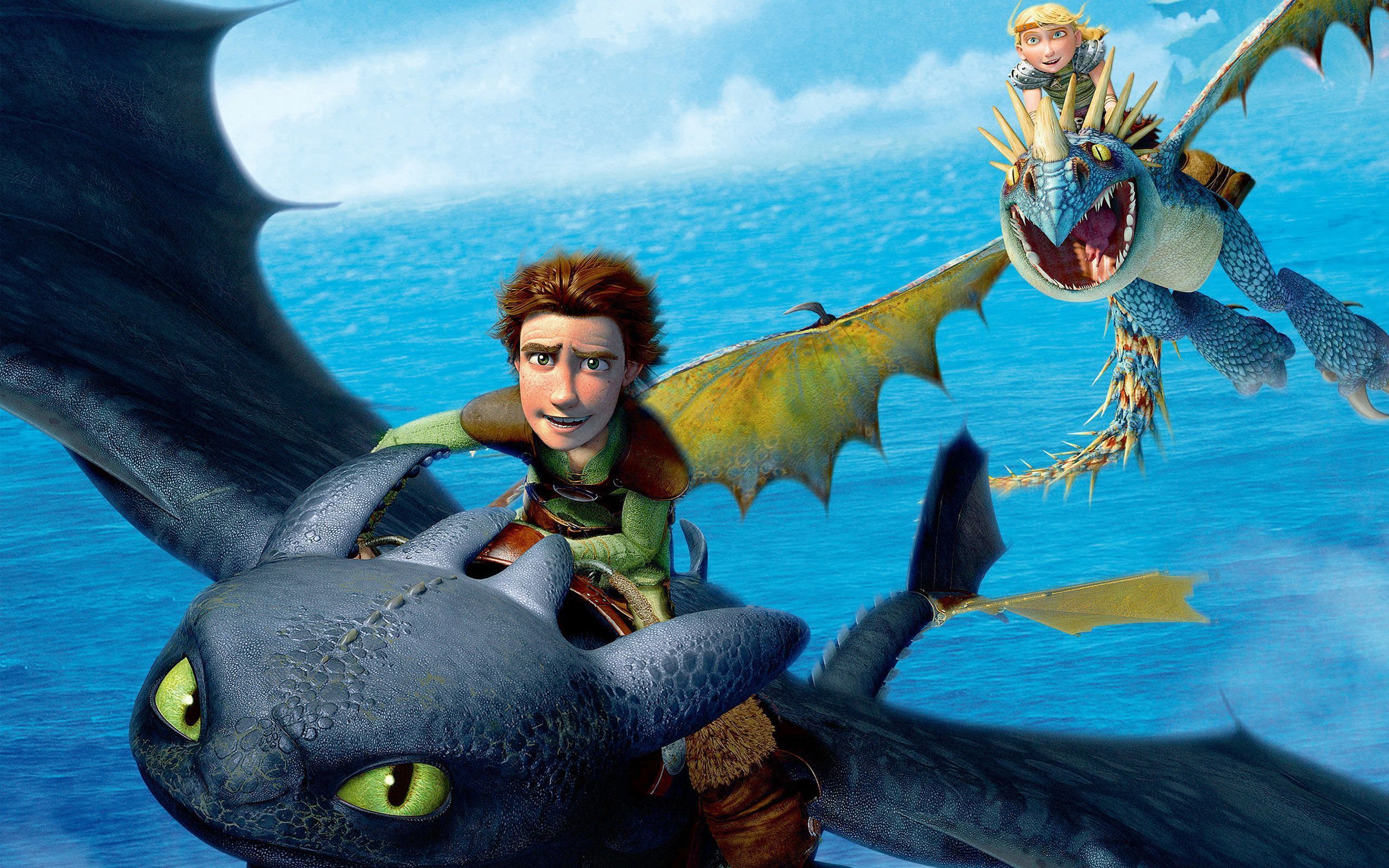2560x1600 Epic Adventure: How to Train Your Dragon HD Wallpaper