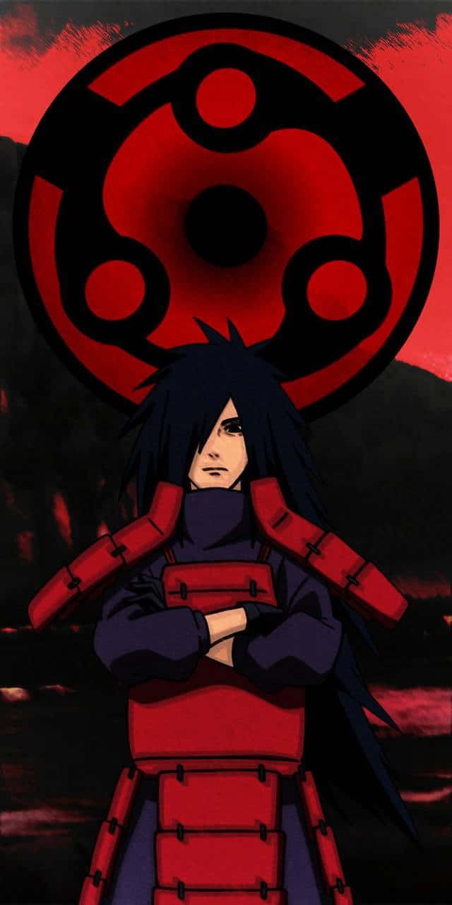 640x1280 Download Madara Aesthetic Sharingan Eyes Wallpaper